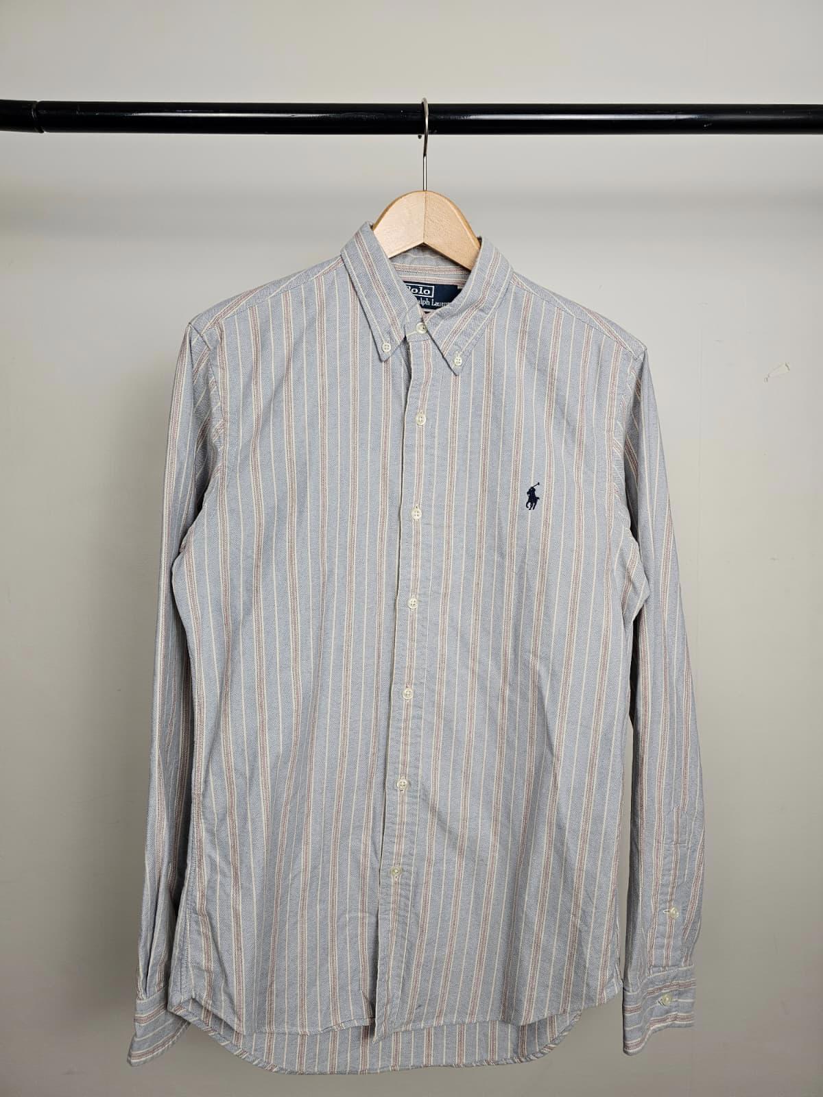 Polo Ralph Lauren Long Sleeve Oxford Style Pin Stripe Shirt - S/Small - Slim Fit