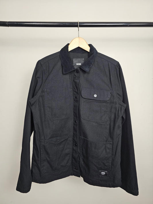 VANS Women's Drill Chore Style 100% Cotton Jacket/Coat - M/Medium - Black