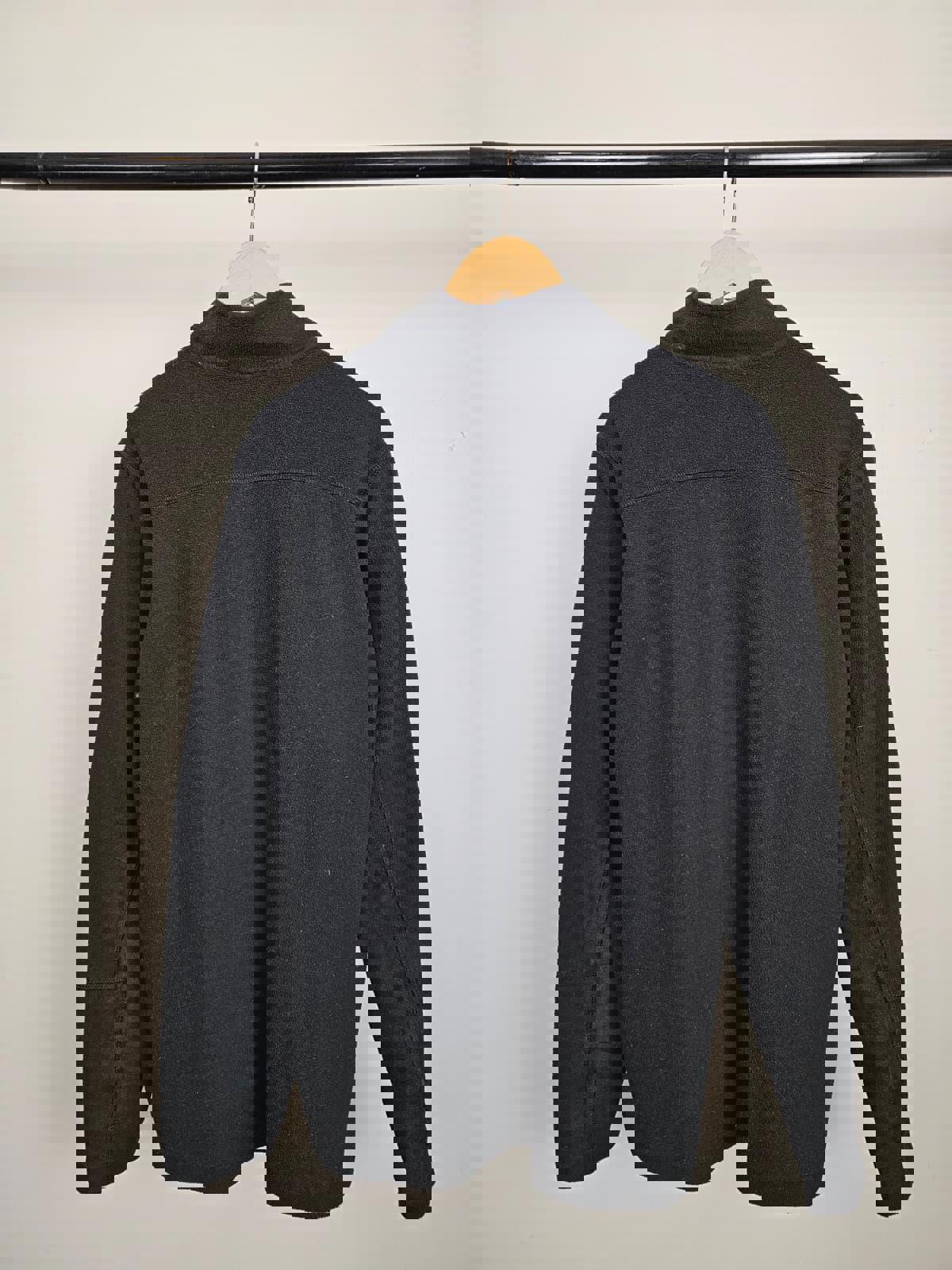 Rab Mens 1/2 Zip Pullover Fleece Polartec Jumper/Sweatshirt - M/Medium  Black