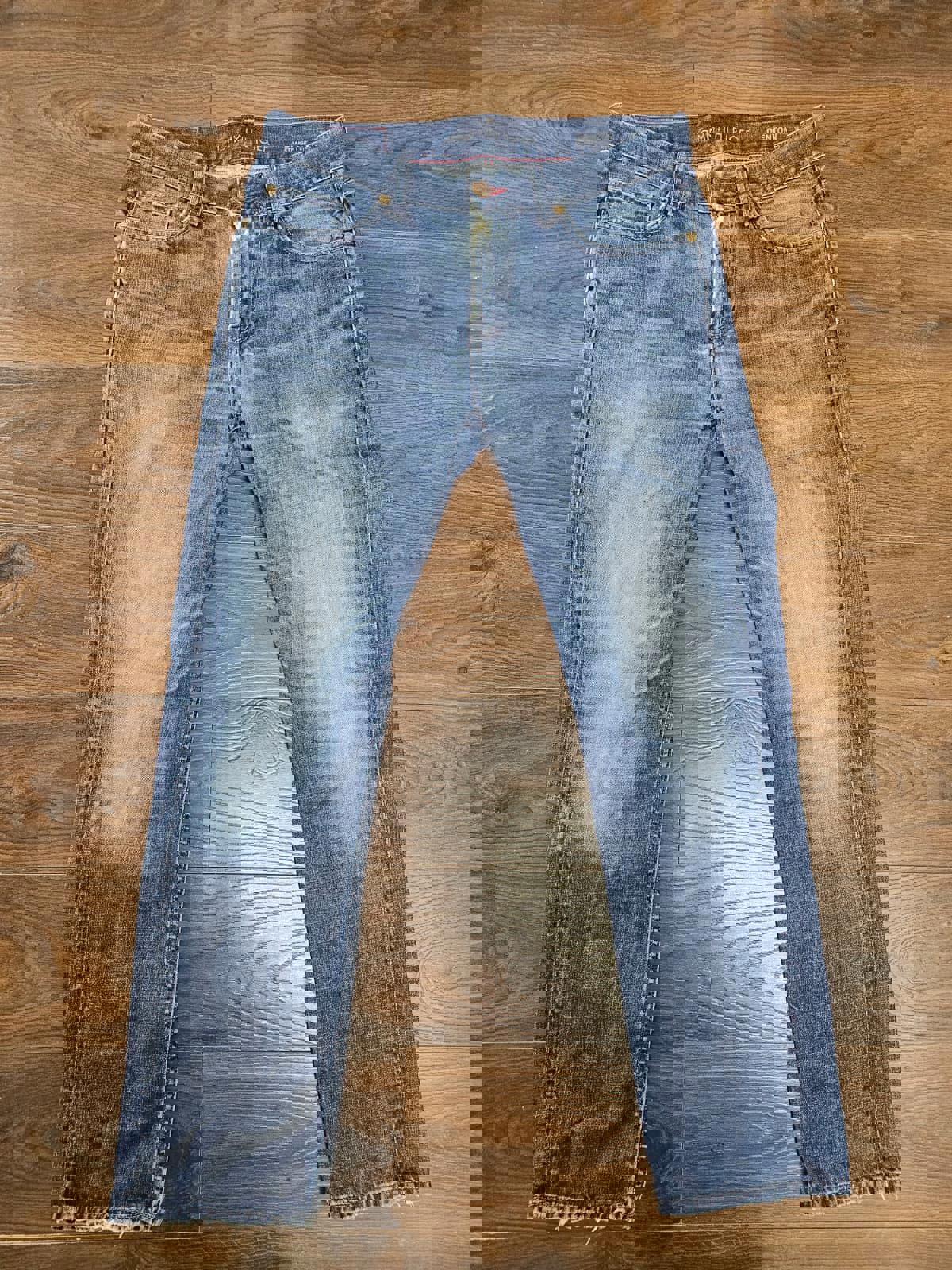 Tommy Hilfiger Denton Men's Blue Straight Fit Denim Jeans - W32/L30