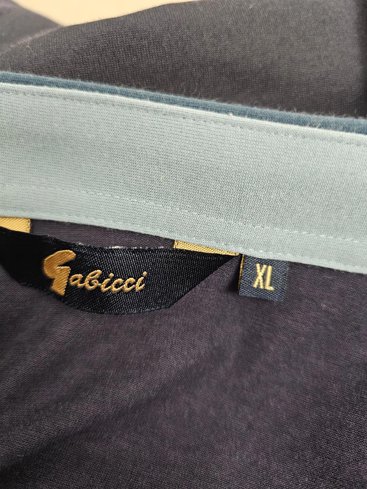 Gabicci Men's Y2K Embroidered Pocket Polo Shirt - XL/Extra Large - Navy