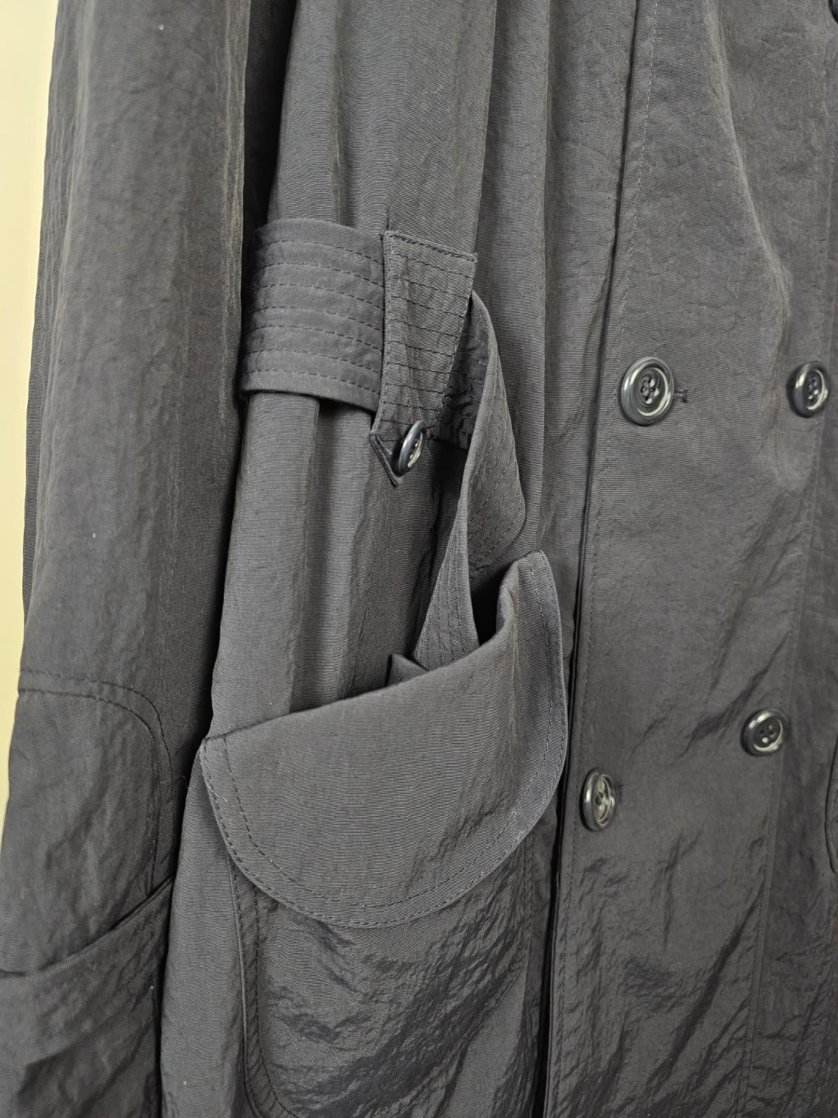 Paul Costelloe Dressage Equine Double Breasted Trench Coat Jacket - Navy - M