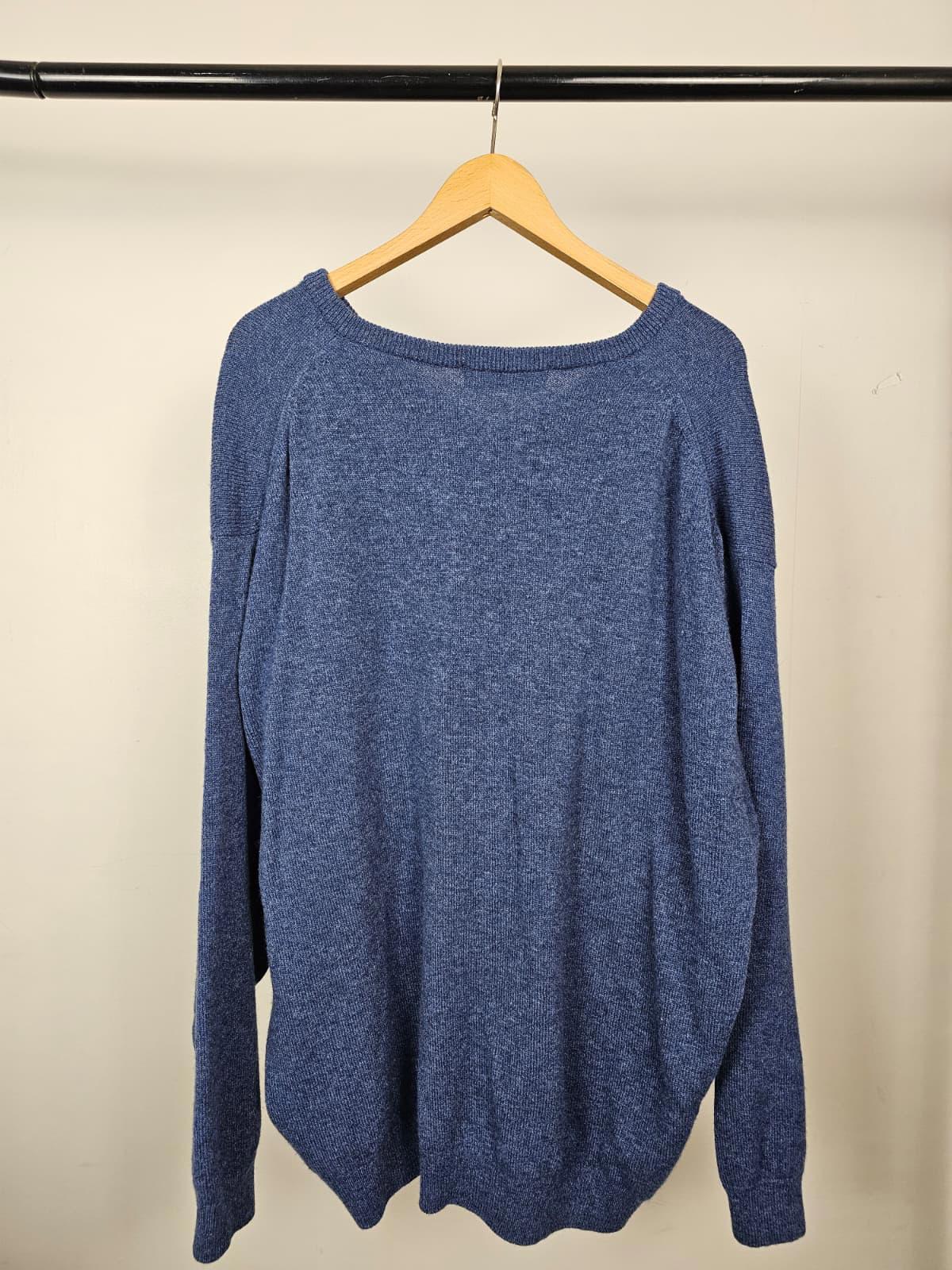 Woolmark Men's 100% Lambswool Pullover Knitted Jumper - XL/Extra Large