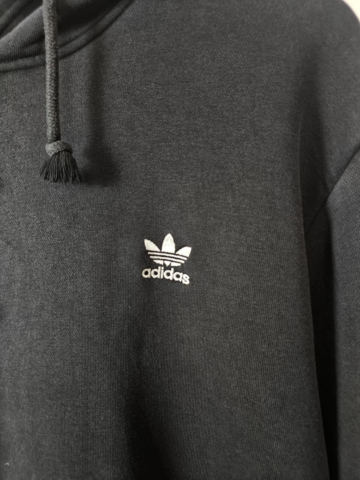Adidas Mens Pullover Hoodie Jumper - XL/Extra Large - Black