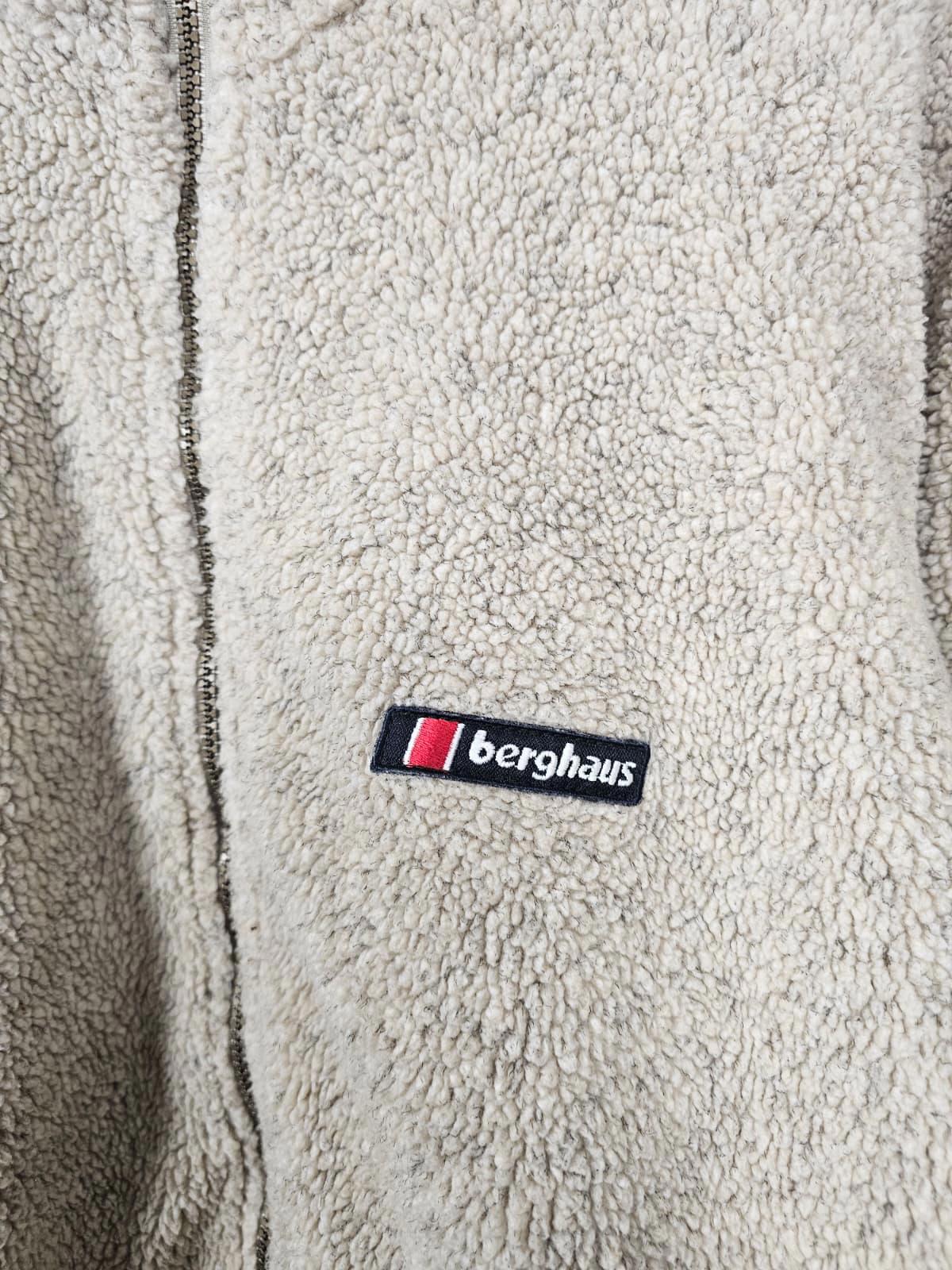 Berghaus Womens Vintage Full Zip Sherpa/Borg Gemini Madison Fleece Jacket - 10