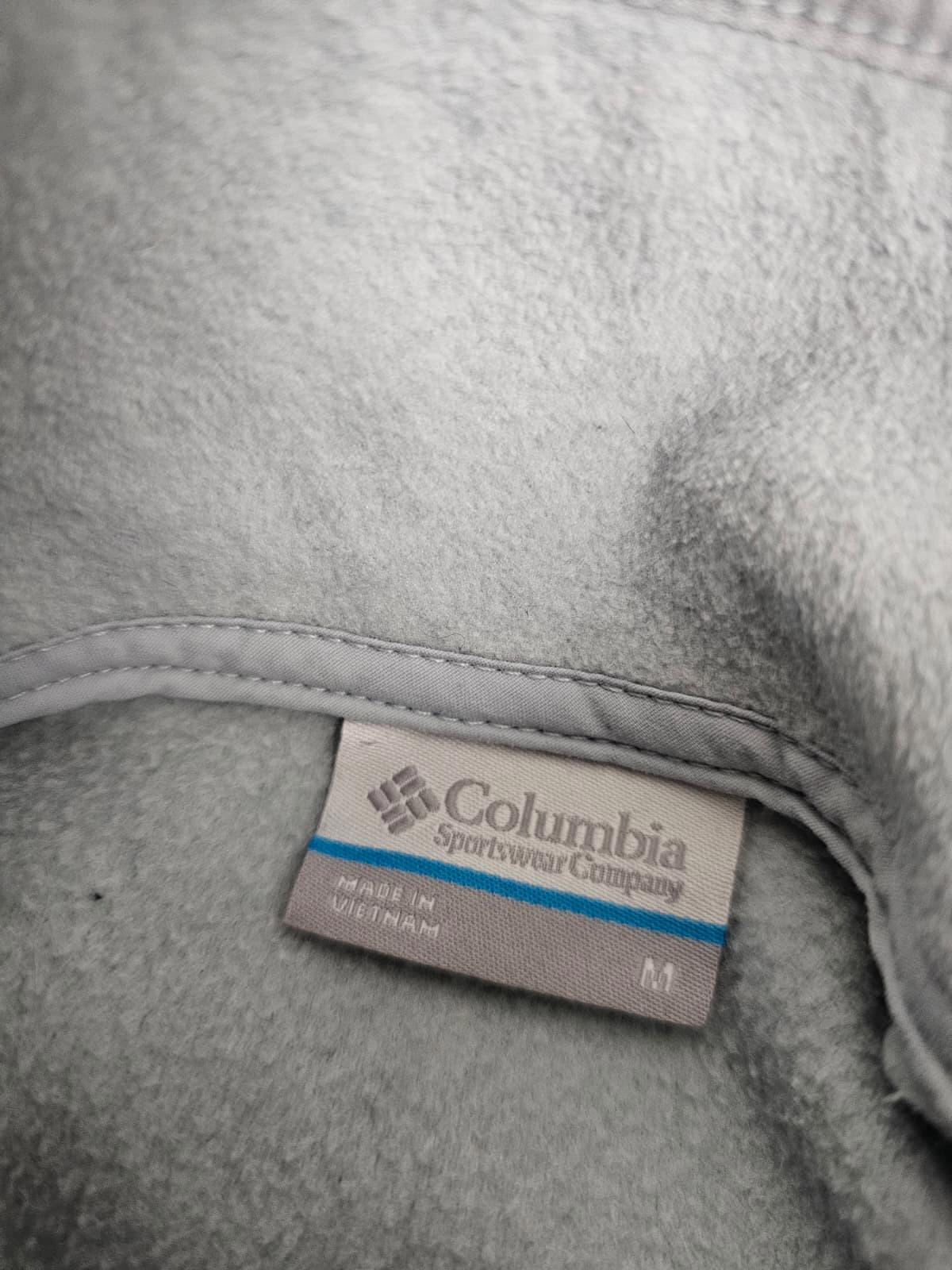 Columbia Womens Snap Button Pullover Fleece Pocket Jumper - M/Medium