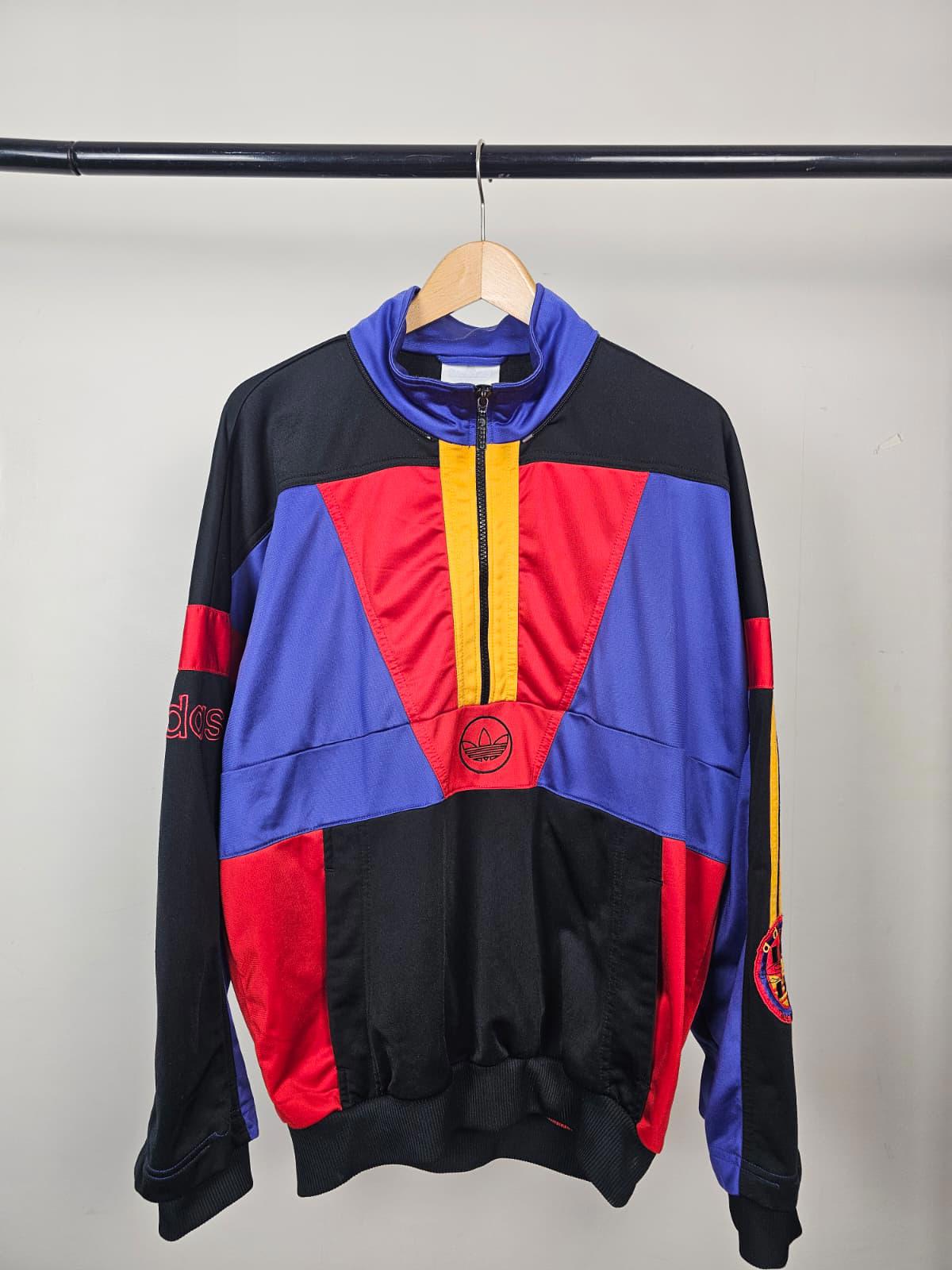 Adidas Mens Vintage 1/2 Zip Pullover Track Style Jumper - L/Large