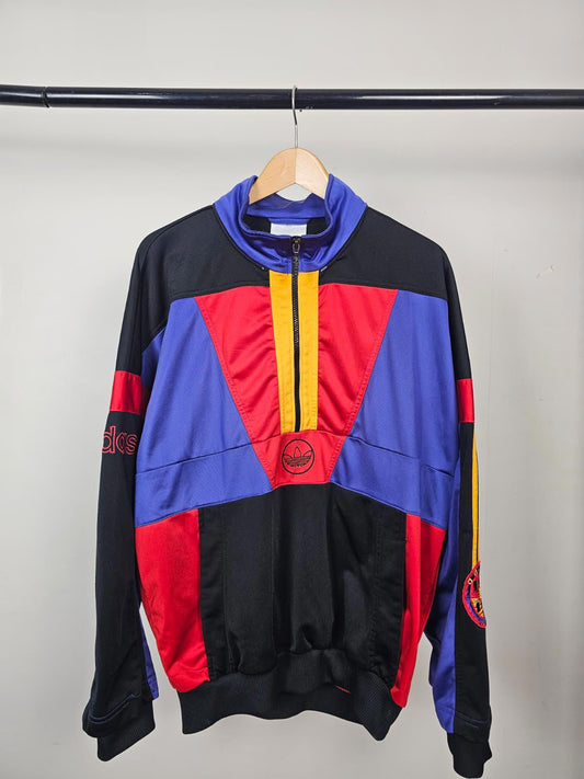 Adidas Mens Vintage 1/2 Zip Pullover Track Style Jumper - L/Large