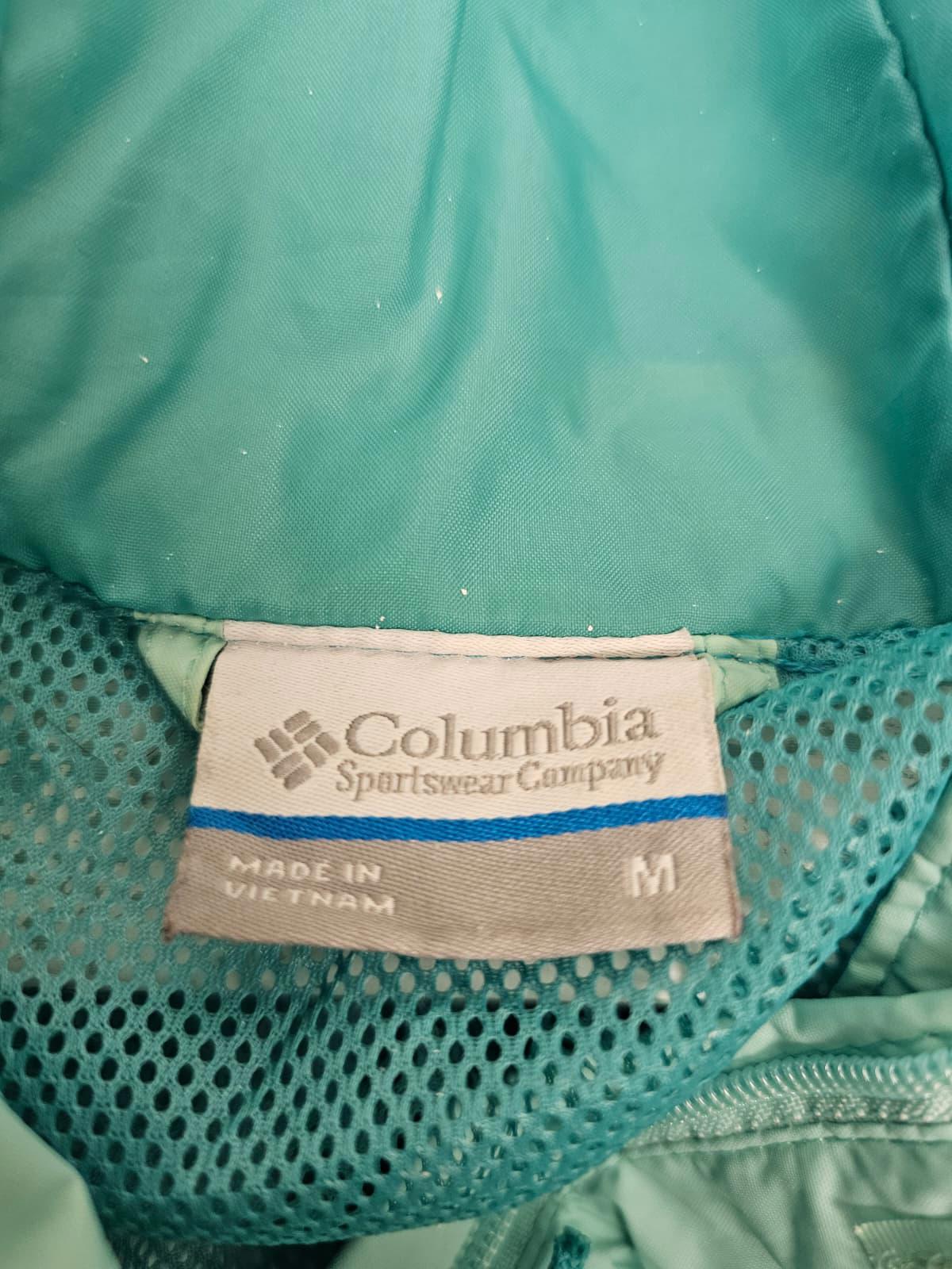 Columbia Womens Omni Tech Full Zip Hooded Windbreaker/Rain Jacket - M/Medium