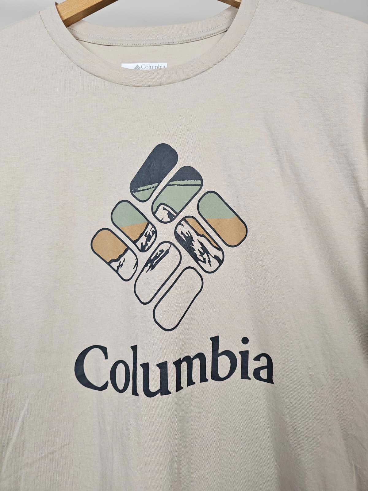 Columbia Mens Rapid Ridge Chest Print Short Sleeve Top/T-Shirt - M/Medium