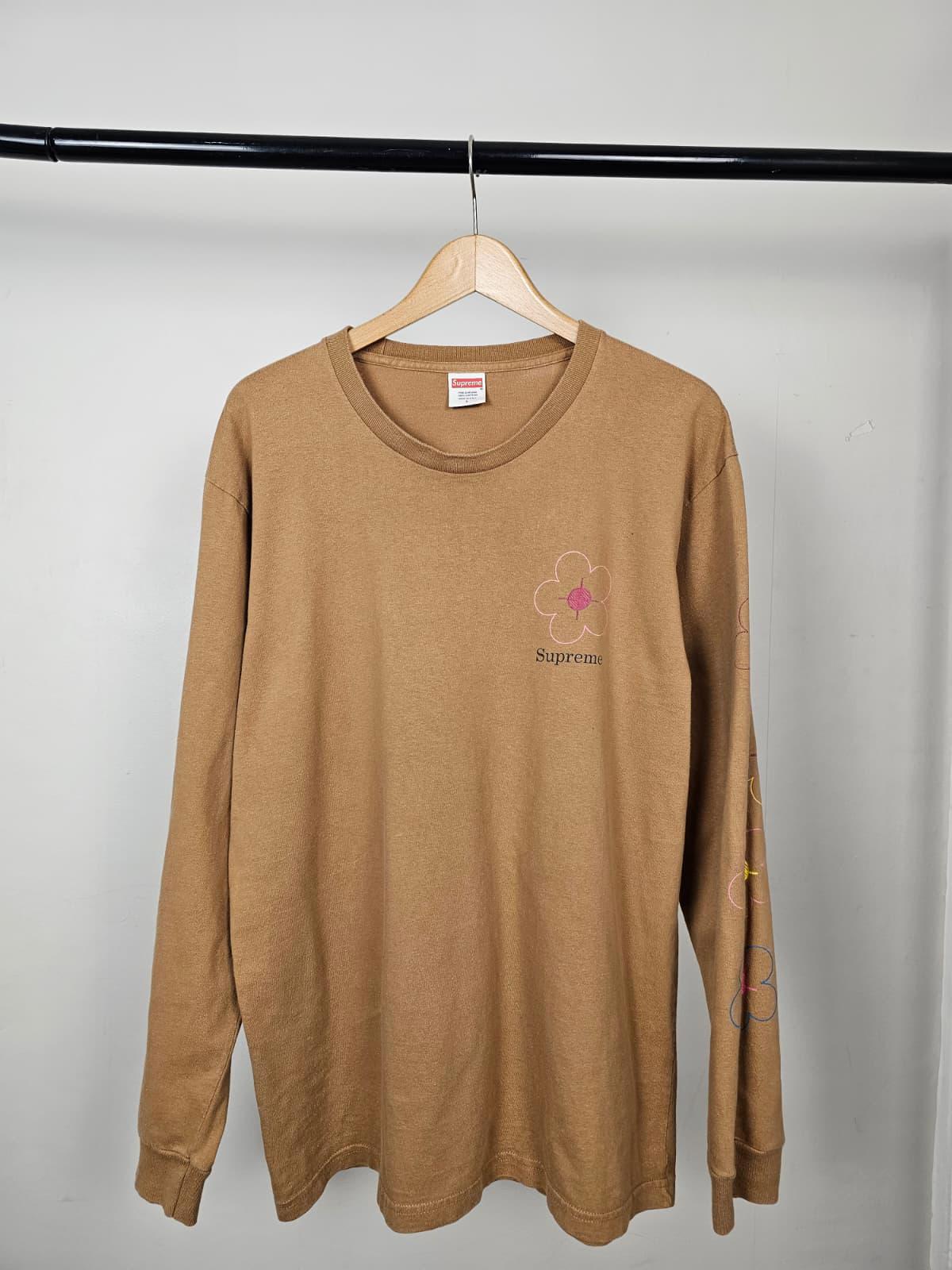 Supreme Mens 'You Been F*cking Hit!' Floral Long Sleeve Top T-Shirt - L/Large
