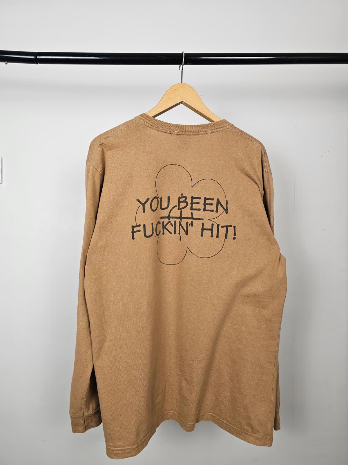 Supreme Mens 'You Been F*cking Hit!' Floral Long Sleeve Top T-Shirt - L/Large