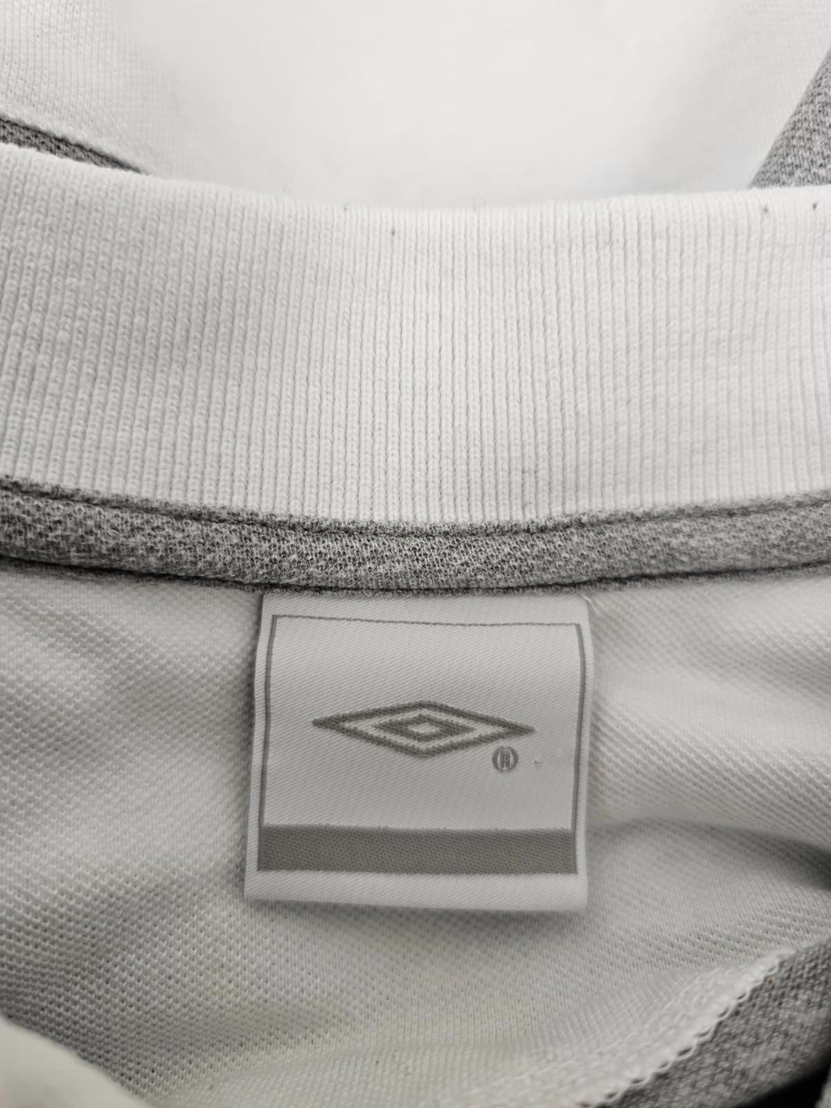 Umbro Mens Vintage Y2K 2000s Striped Short Sleeve Polo Shirt - L/Large