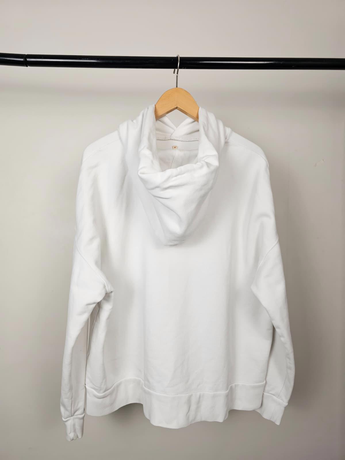 Levi's Womens Big Spellout Chest Print Pullover Hoodie - M/Medium - White