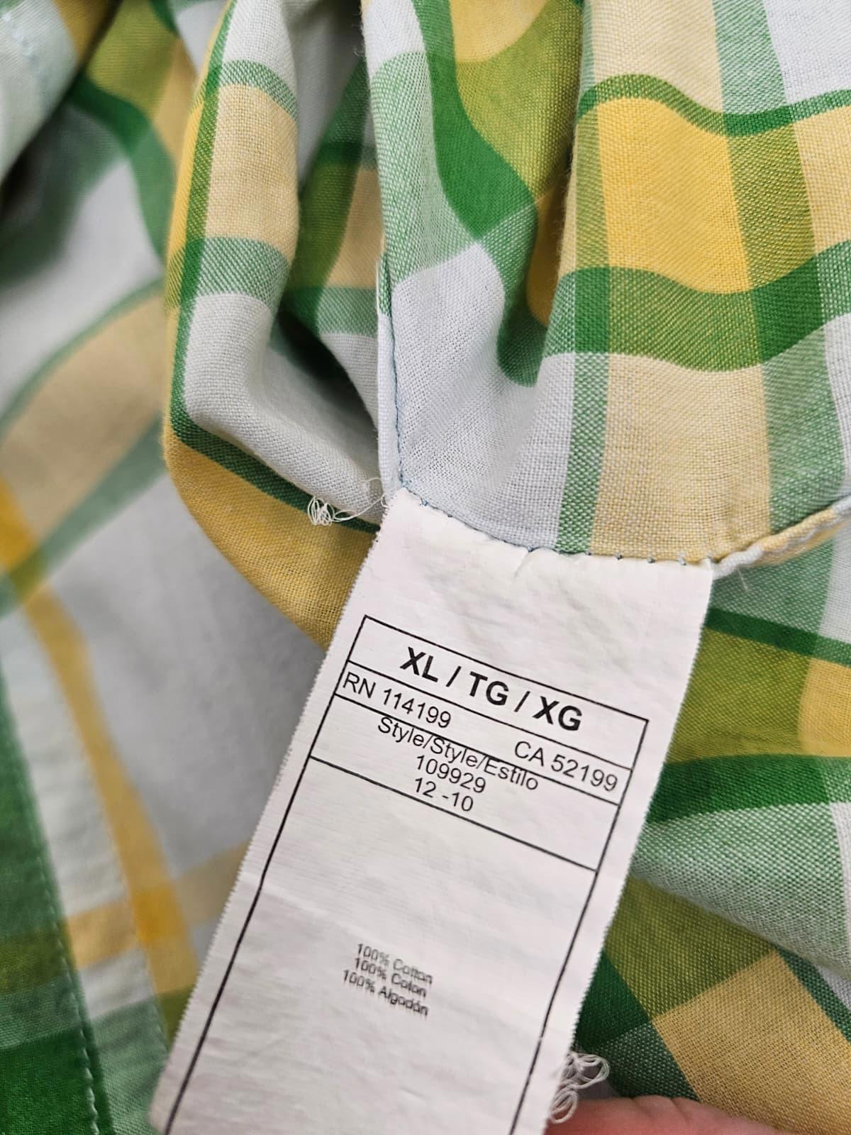 Quiksilver Mens Vintage Y2K 2000 Short Sleeve Checked Shirt - XL/Extra Large