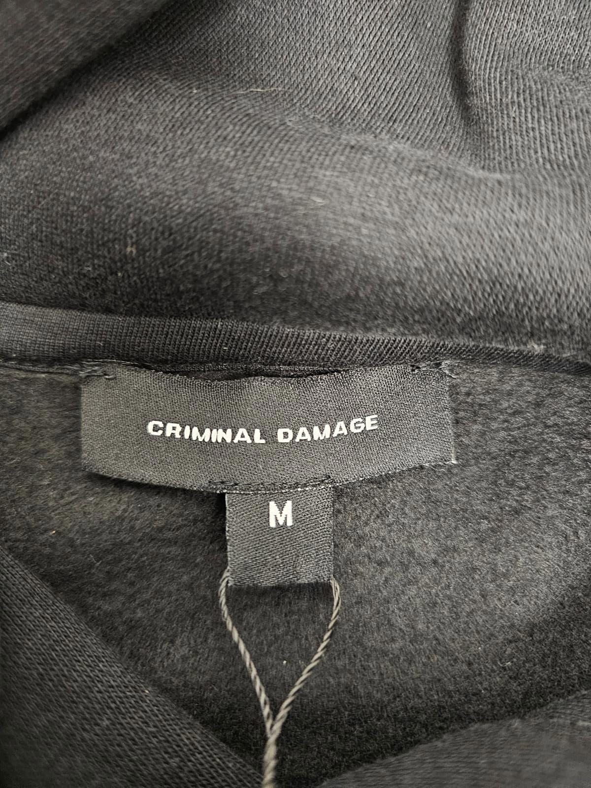 Criminal Damage Defi Ocean International Pullover Back/Front Print Hoodie - M