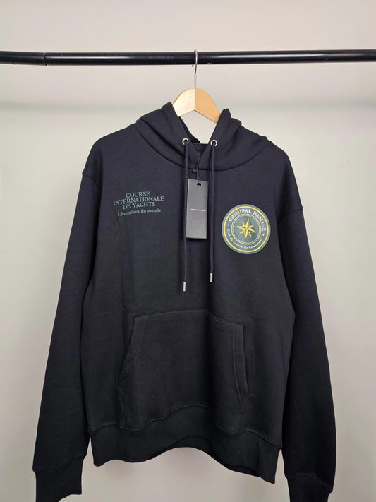 Criminal Damage Defi Ocean International Pullover Back/Front Print Hoodie - M