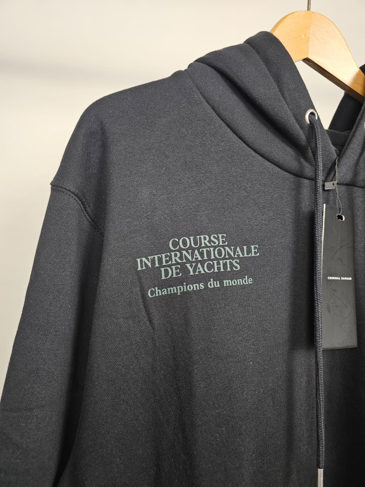 Criminal Damage Defi Ocean International Pullover Back/Front Print Hoodie - M