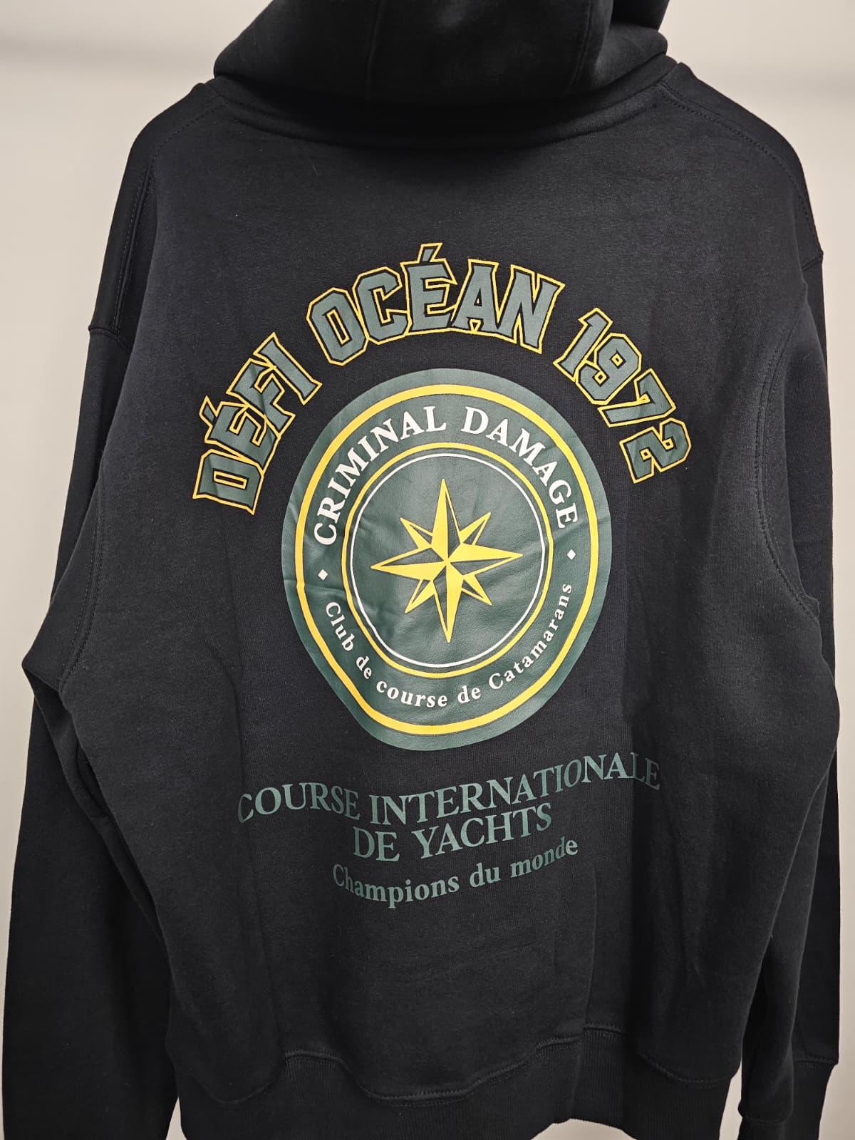 Criminal Damage Defi Ocean International Pullover Back/Front Print Hoodie - M