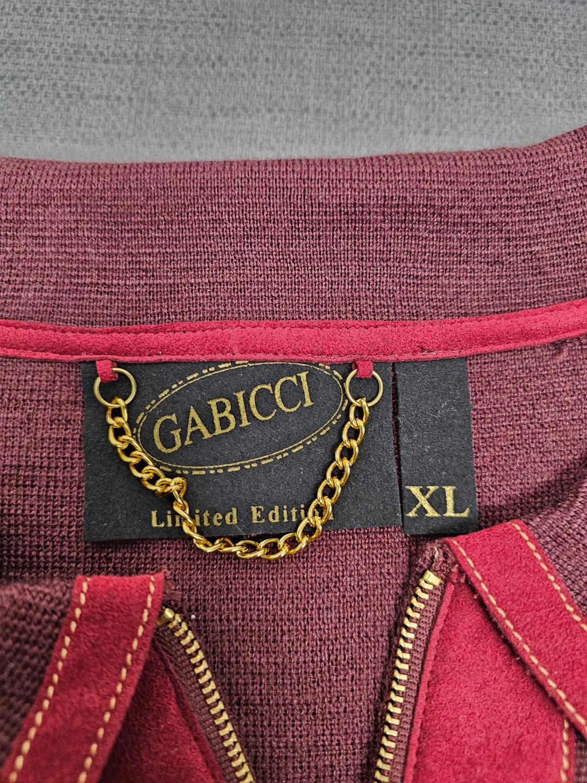 Gabicci Rare Gold Limited Edition Long Sleeve Mod 1/2 Zip Pullover Jumper - XL