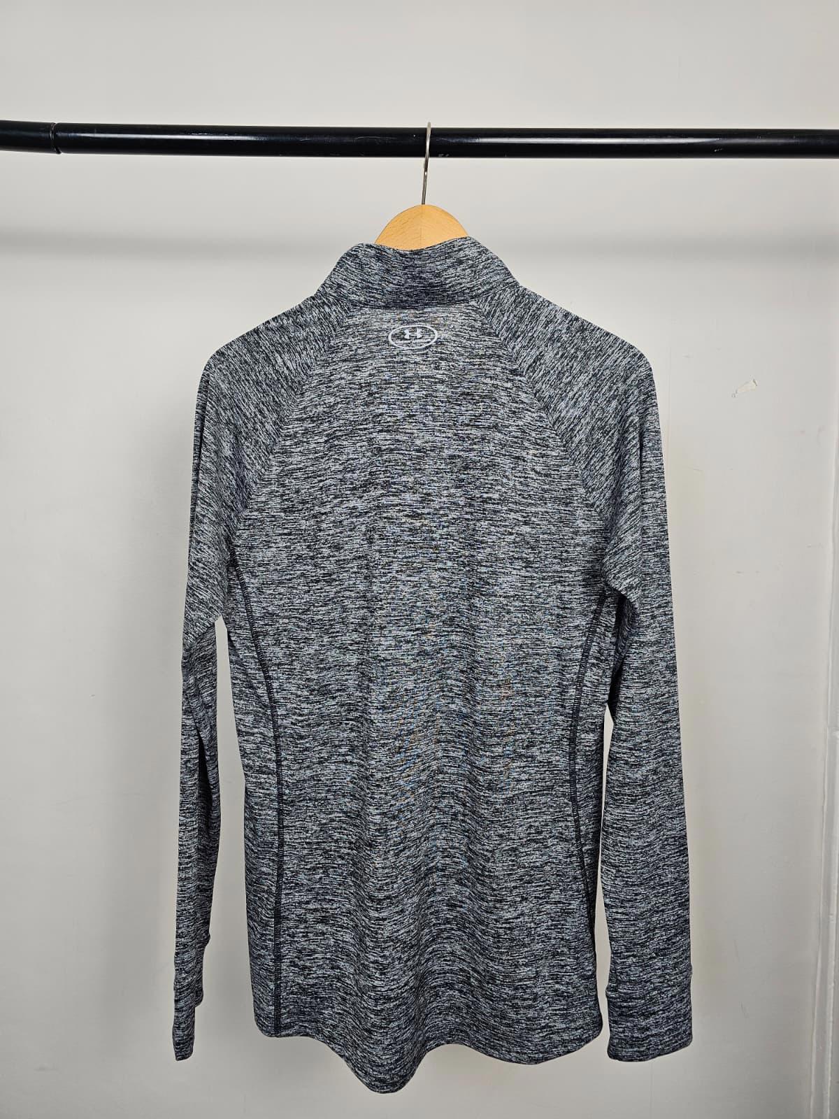 Under Armour Womens 1/2 Zip Pullover Activewear/Running Long Sleeve Top - L