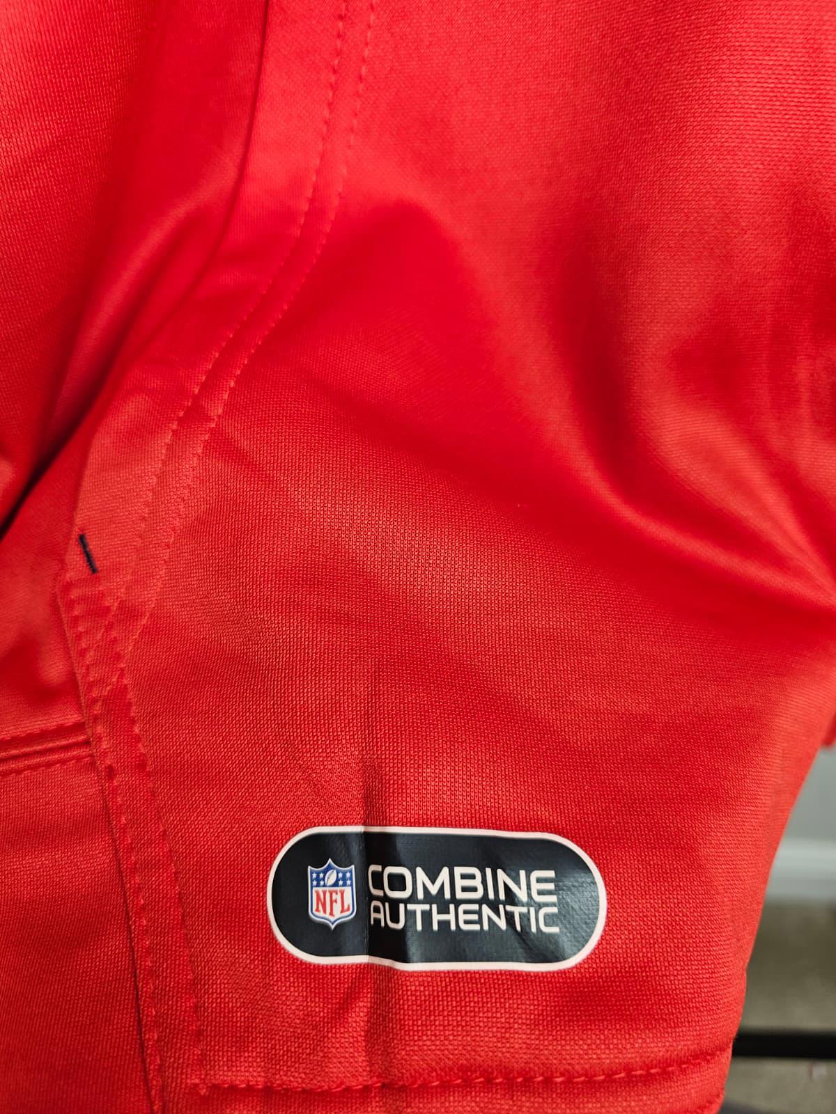 NFL Team Apparel New England Patriots Full Zip Hoodie Jacket - XXL/2XL - Red