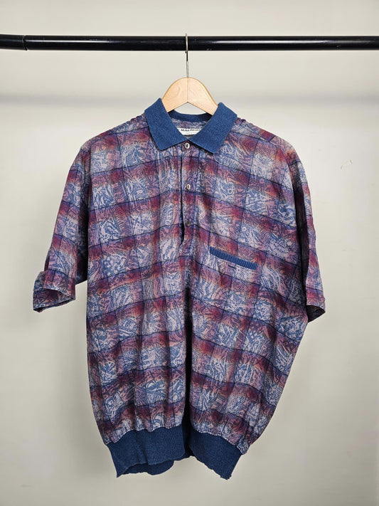 Malagrida Mens 'Made In Italy' Vintage 80s/90s Polo Shirt - L/Large