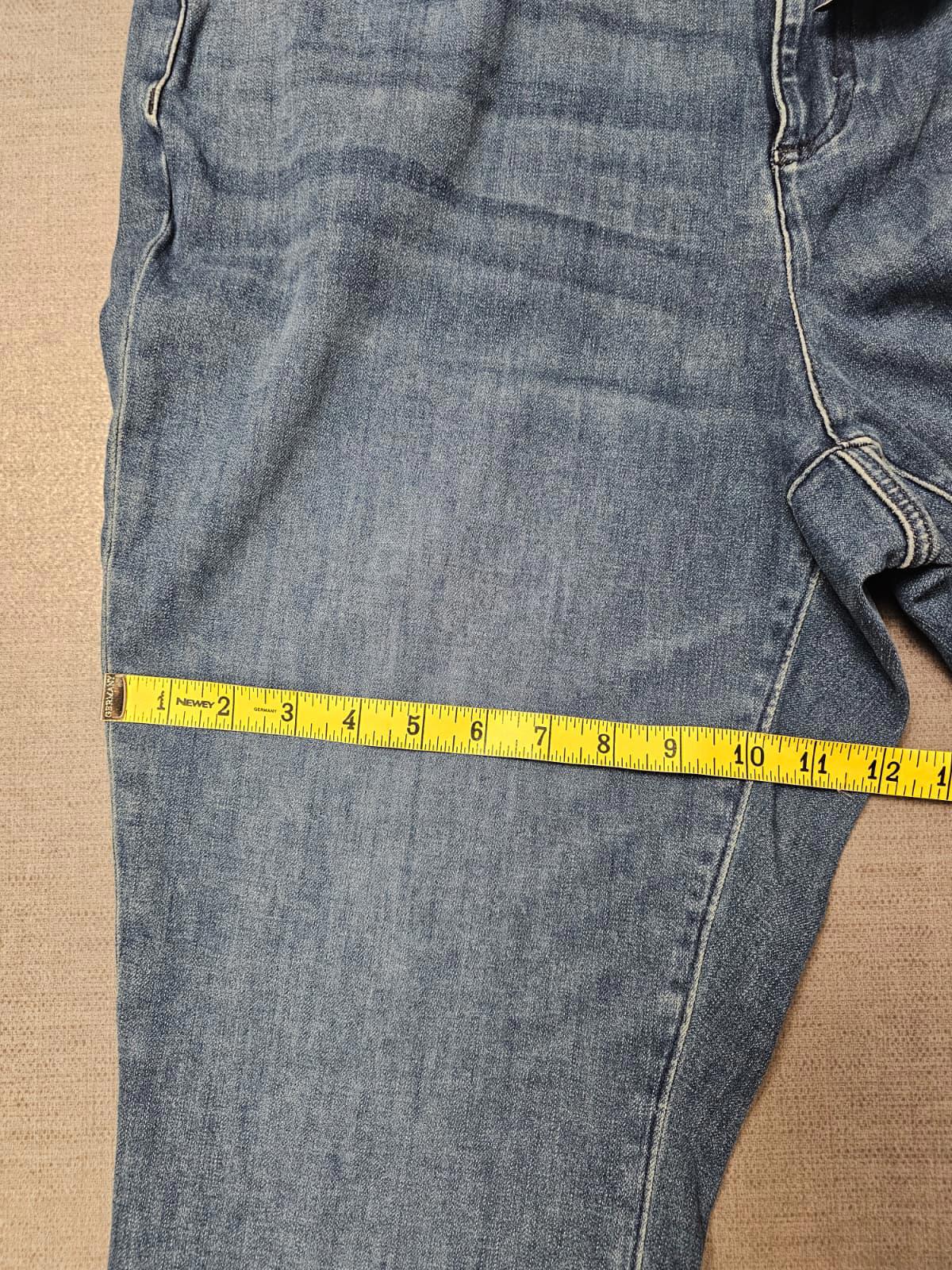 Lands End Women's Blue Denim Jeans Stretchy Waist - UK 24 - W38/30