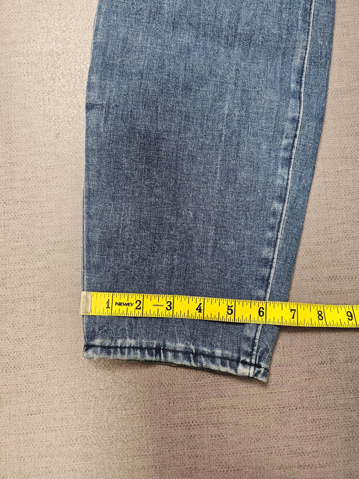Lands End Women's Blue Denim Jeans Stretchy Waist - UK 24 - W38/30