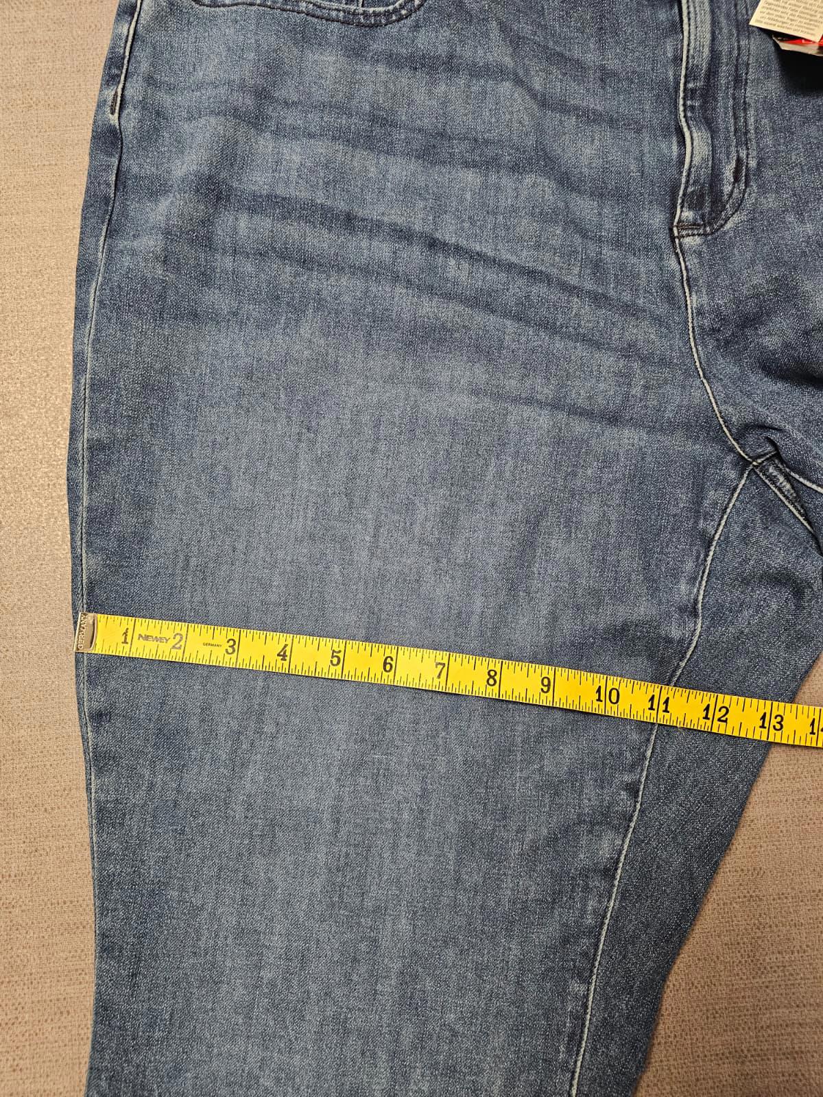 Lands End Women's Blue Denim Jeans Stretchy Waist - UK 28 - W42/30