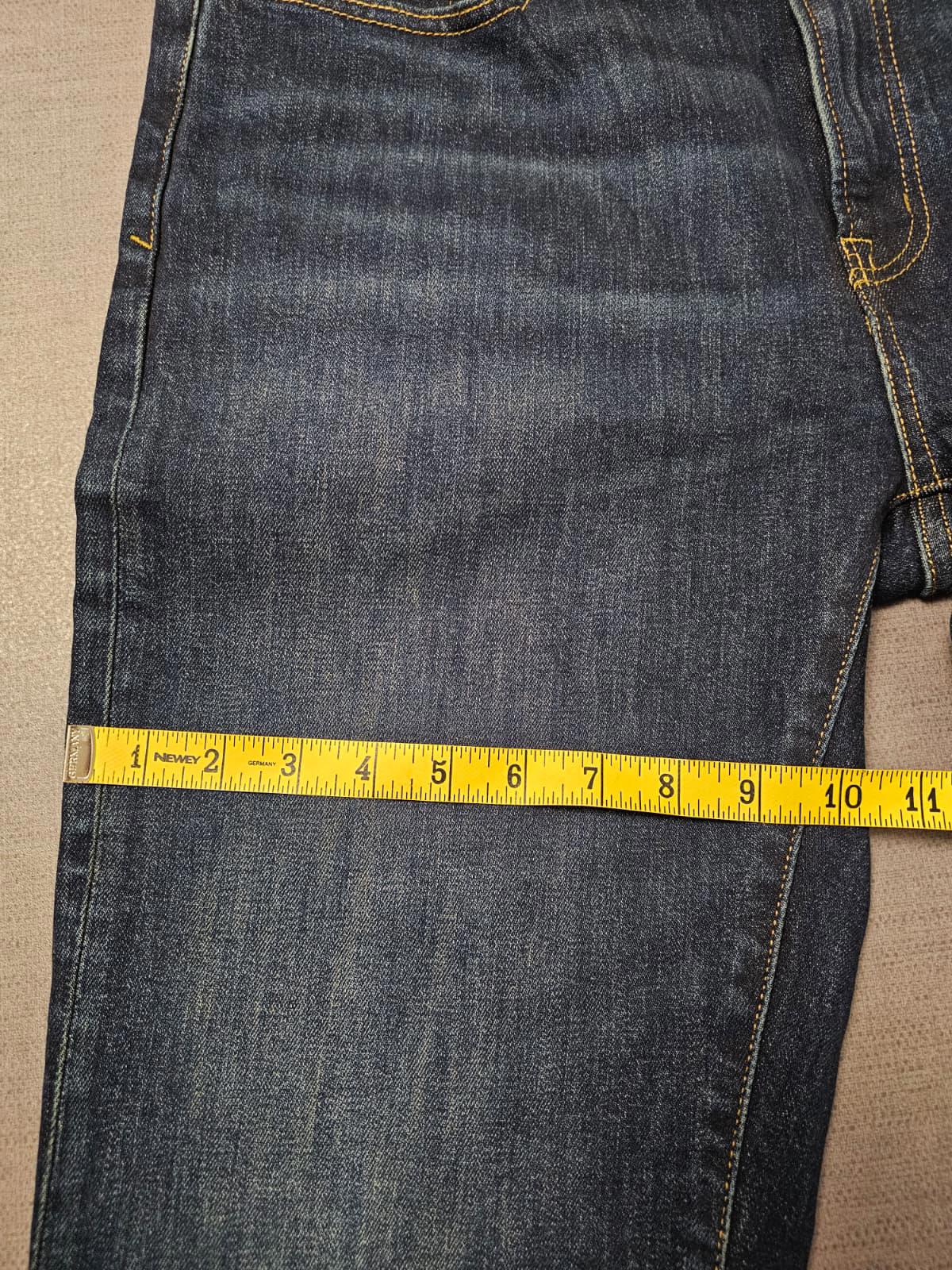 Lands End Mens Blue Denim Slim Fit Square Rigger Jeans - W34/L28