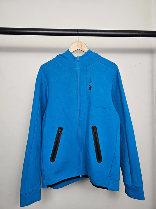 New Balance Mens Full Zip Hooded Jacket - M/Medium - Blue