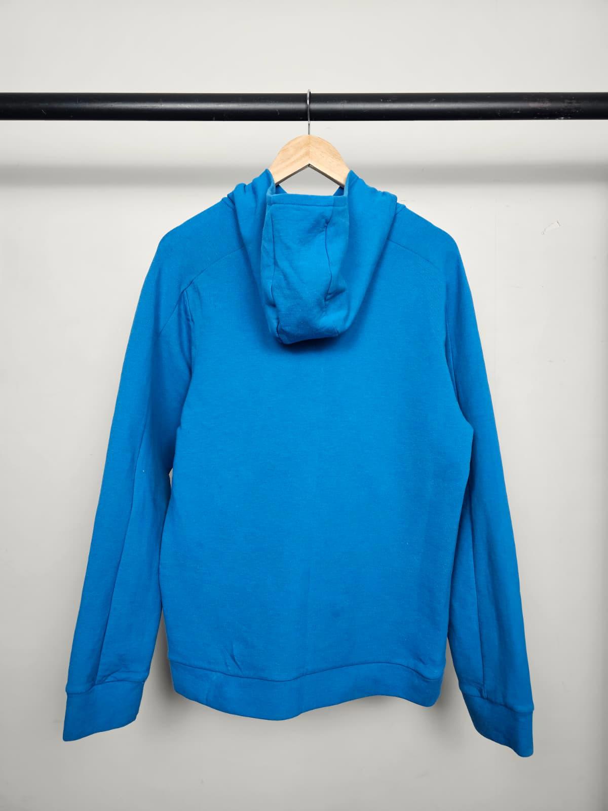 New Balance Mens Full Zip Hooded Jacket - M/Medium - Blue
