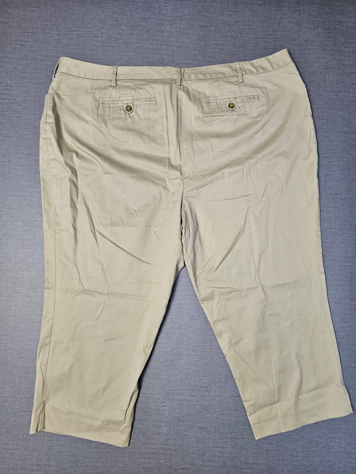 Lands End Women's Smart Casual Beige Chino Trousers/Pants - UK 28 - W46/L24
