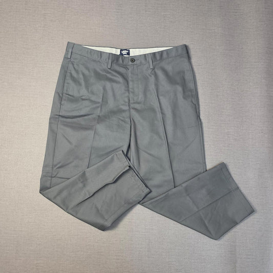 Lands End Mens Formal Smart Dress Business Work Trousers/Pants - W38/L27 - Grey