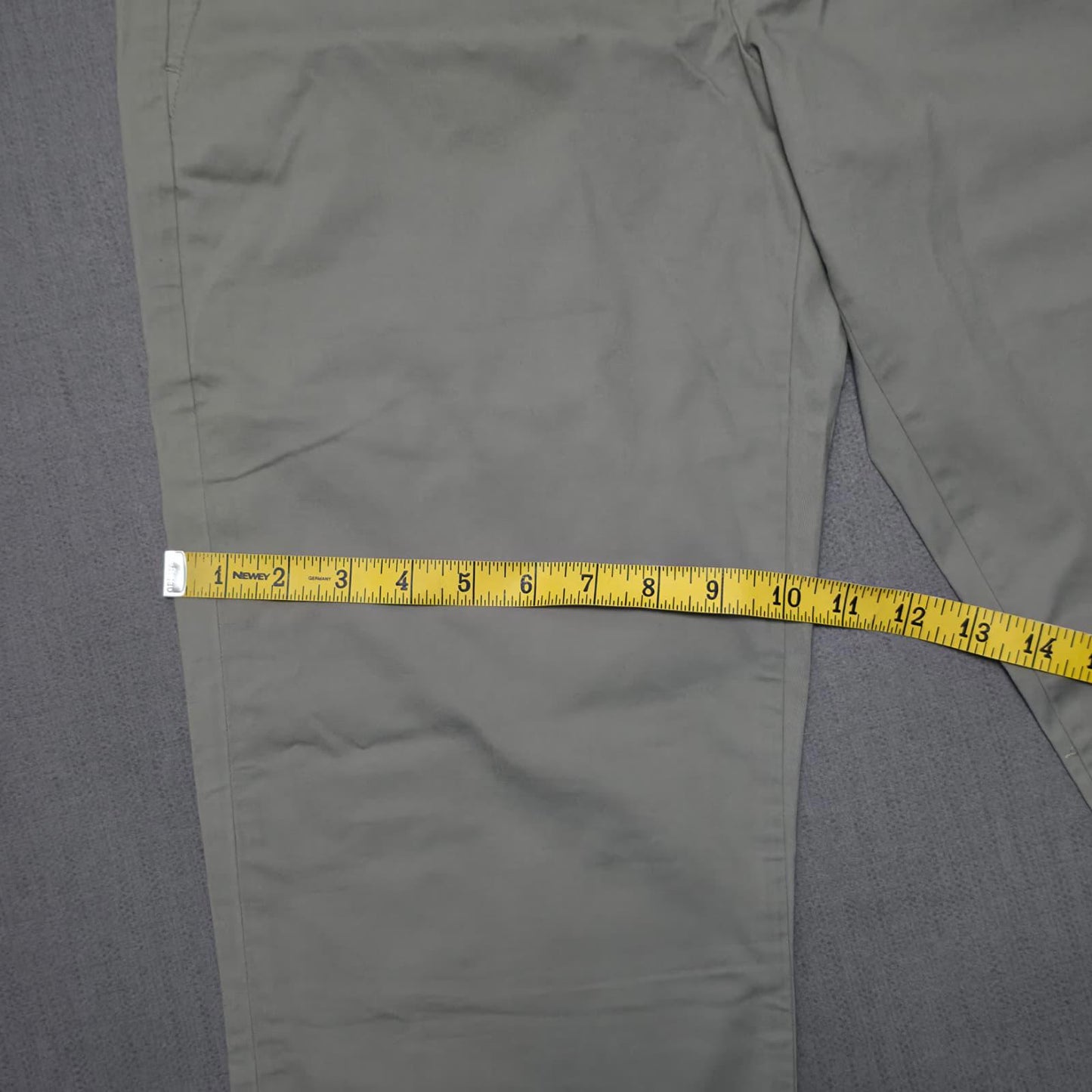 Lands End Mens Chino Trousers/Pants -  30 - W30 / L30 - Grey