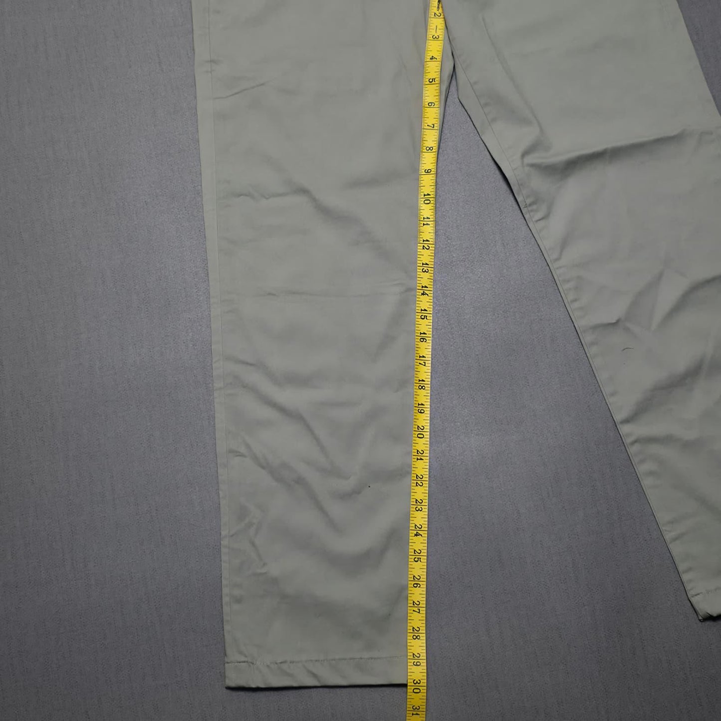 Lands End Mens Chino Trousers/Pants -  30 - W30 / L30 - Grey