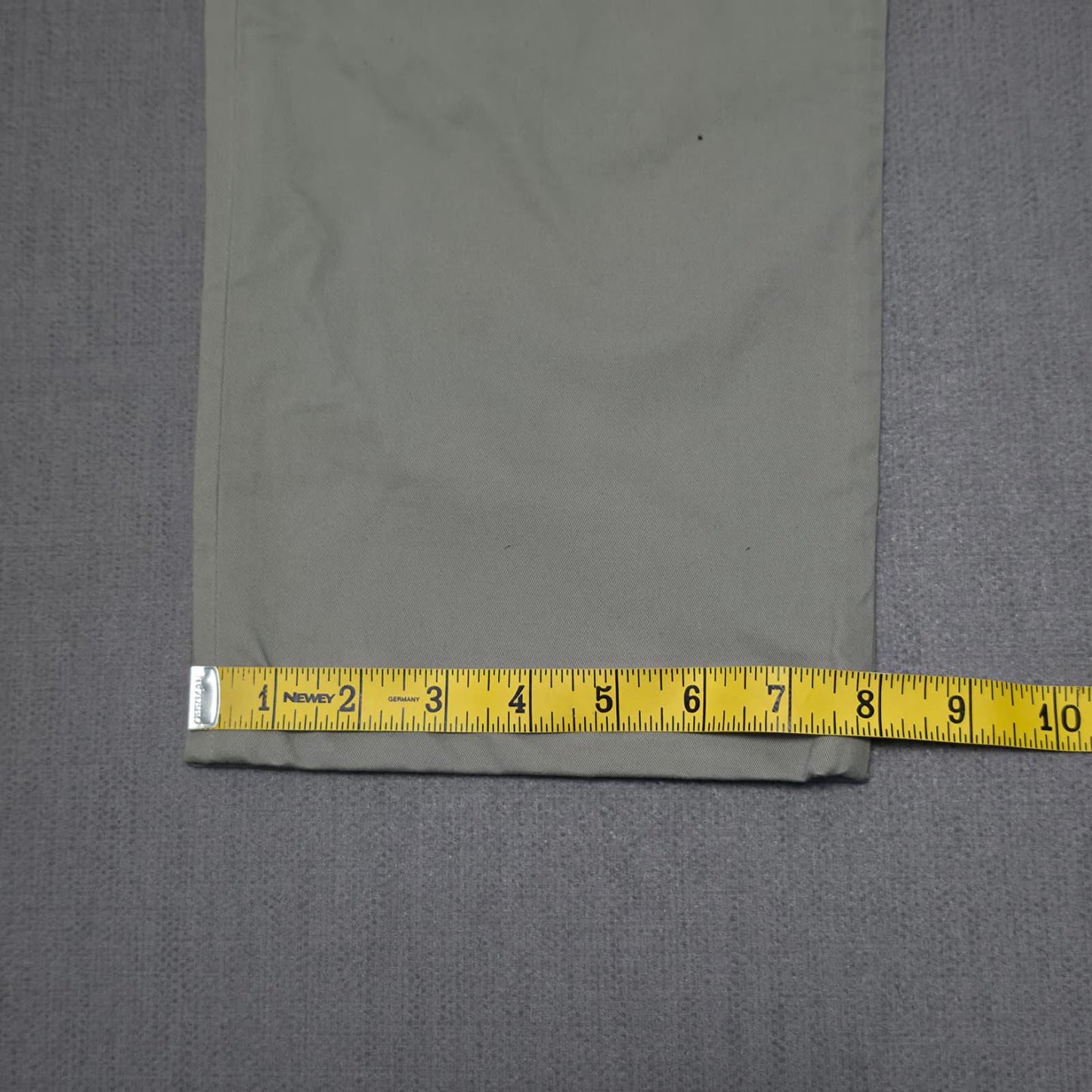 Lands End Mens Chino Trousers/Pants -  30 - W30 / L30 - Grey