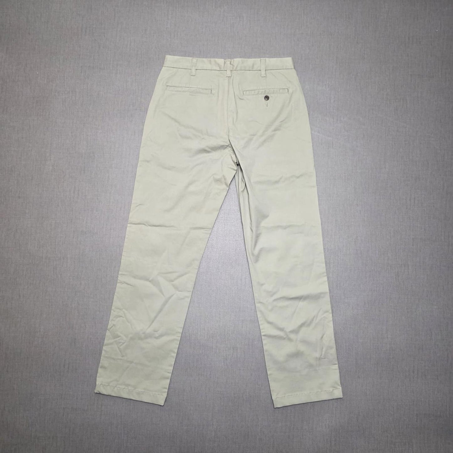 Lands End Mens Chino Trousers/Pants -  30 - W30 / L30 - Grey