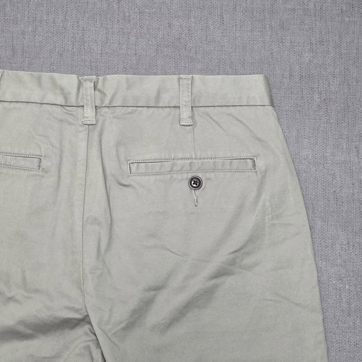 Lands End Mens Chino Trousers/Pants -  30 - W30 / L30 - Grey