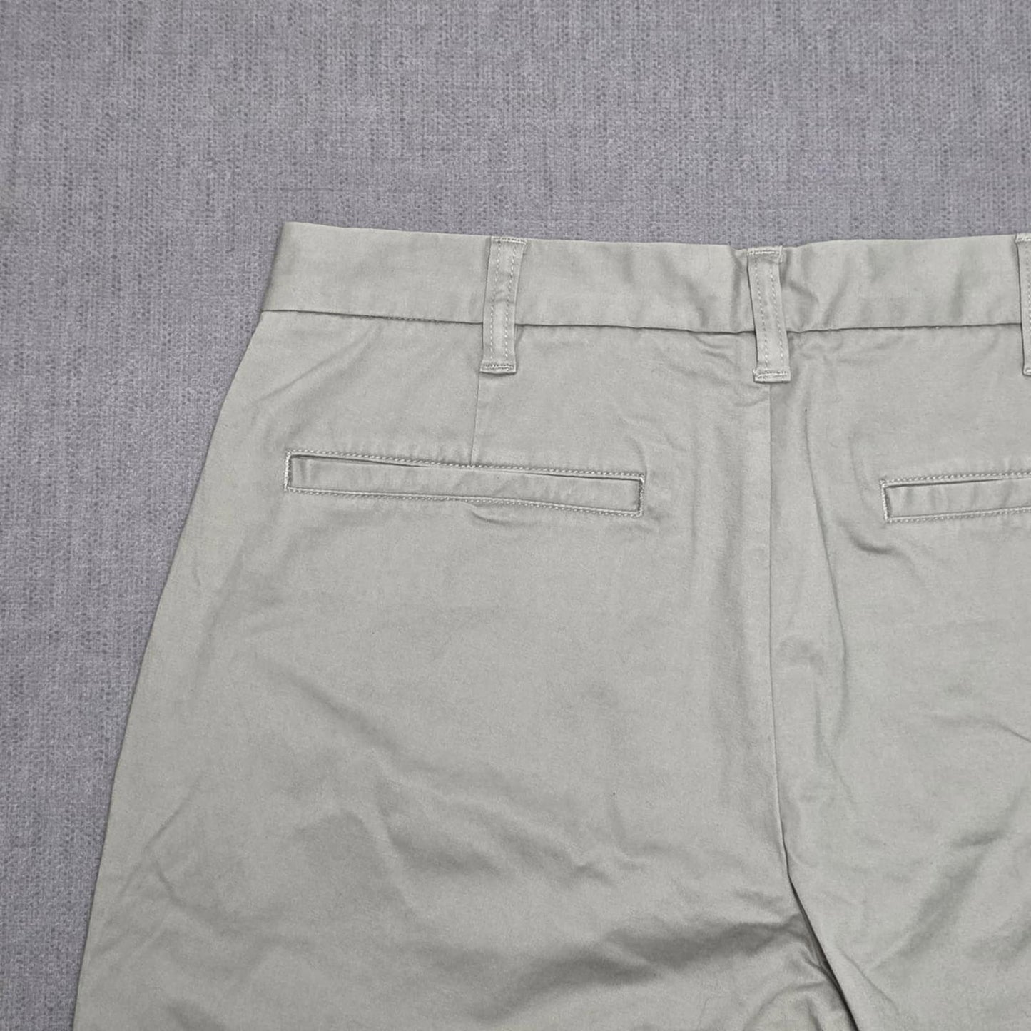 Lands End Mens Chino Trousers/Pants -  30 - W30 / L30 - Grey