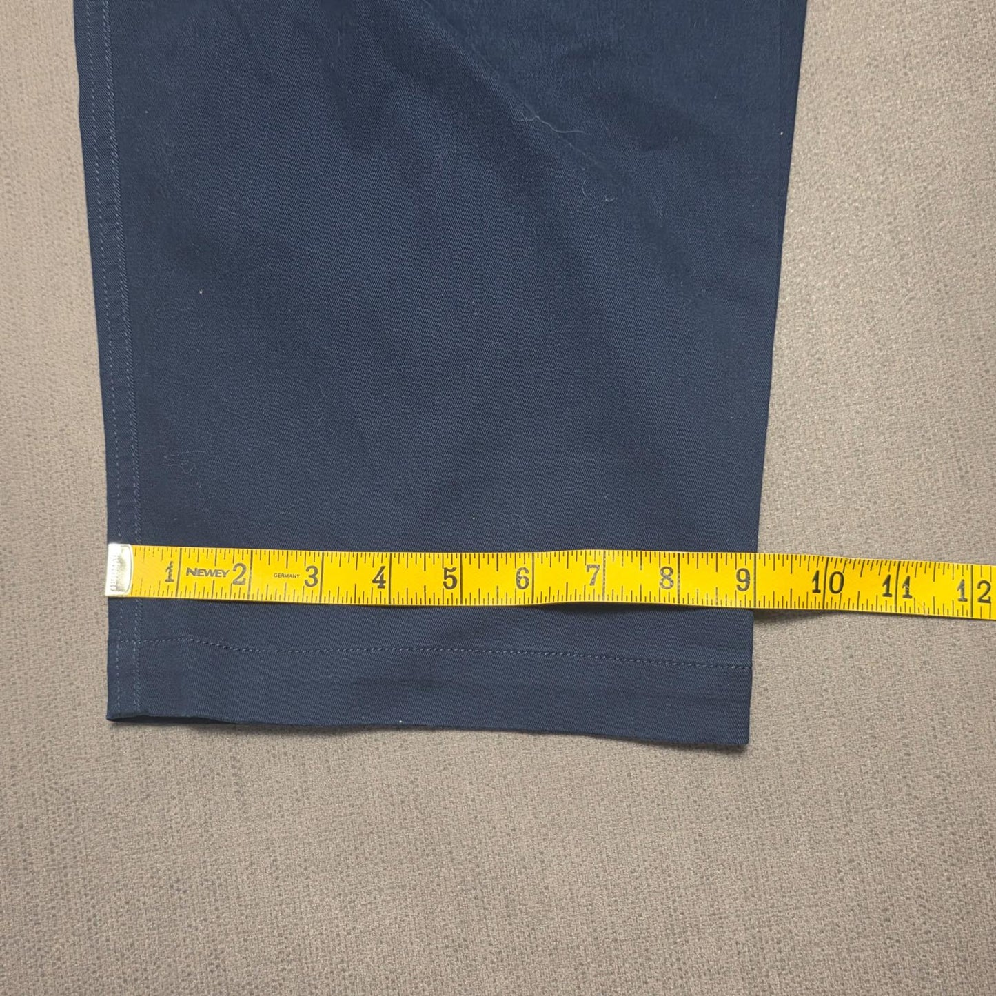 Lands End Womens Elasticated Waist Casual Trousers/Pants -UK 20 -W33 / L24 -Navy