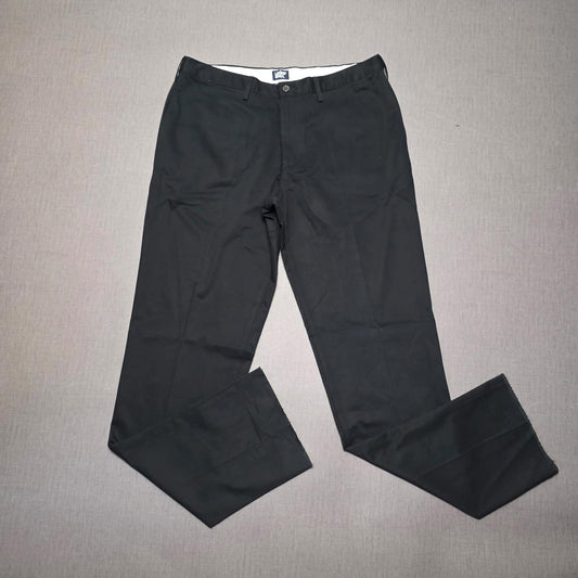 Lands End Mens Formal Work/Business Trousers/Pants - 40 - W40 / L38 - Black