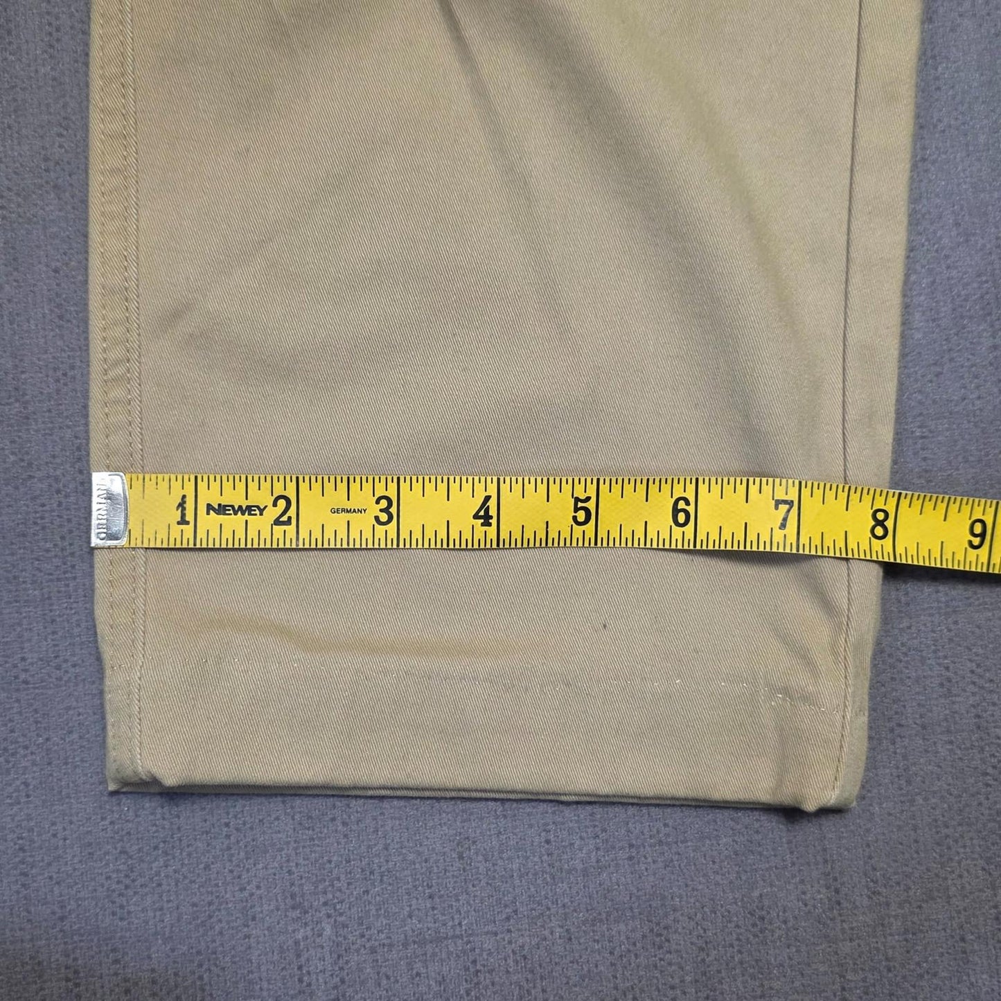 Lands End Womens Chino Style Casual Trousers/Pants - UK 18 - L26- Beige