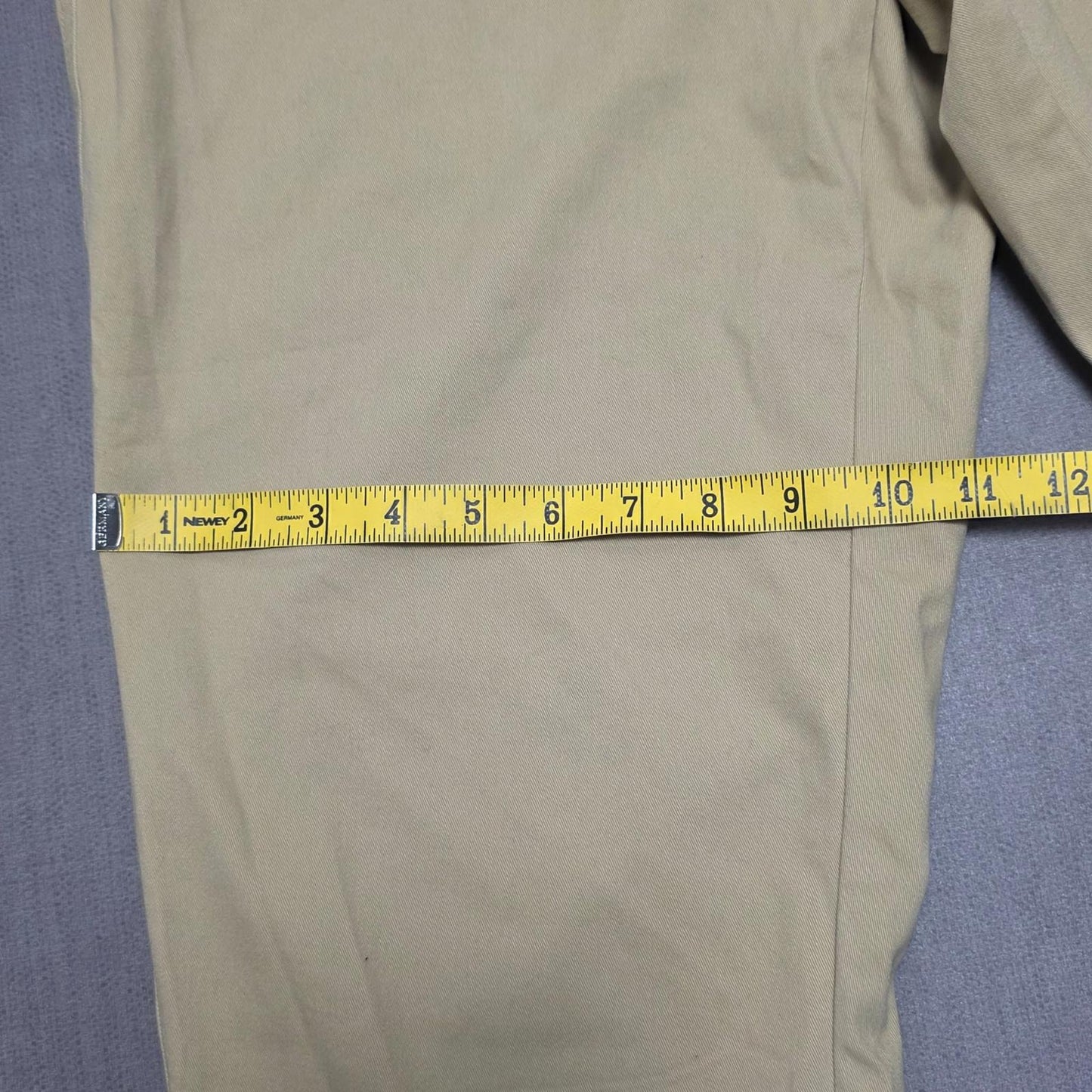 Lands End Womens Chino Style Casual Trousers/Pants - UK 18 - L26- Beige