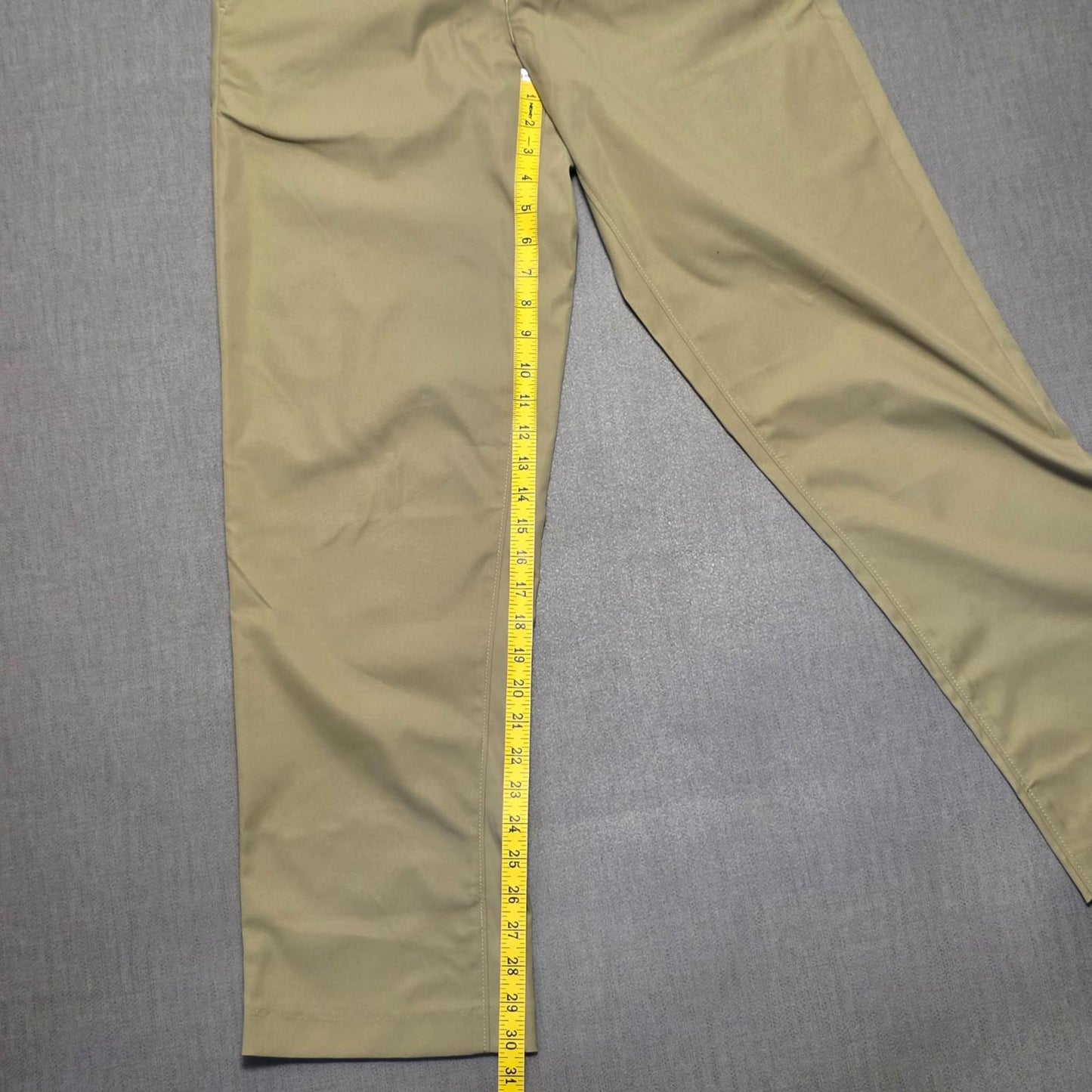 Lands End Mens Chino Style Smart Casual Trousers/Pants - 30 - W30 / L30 - Khaki