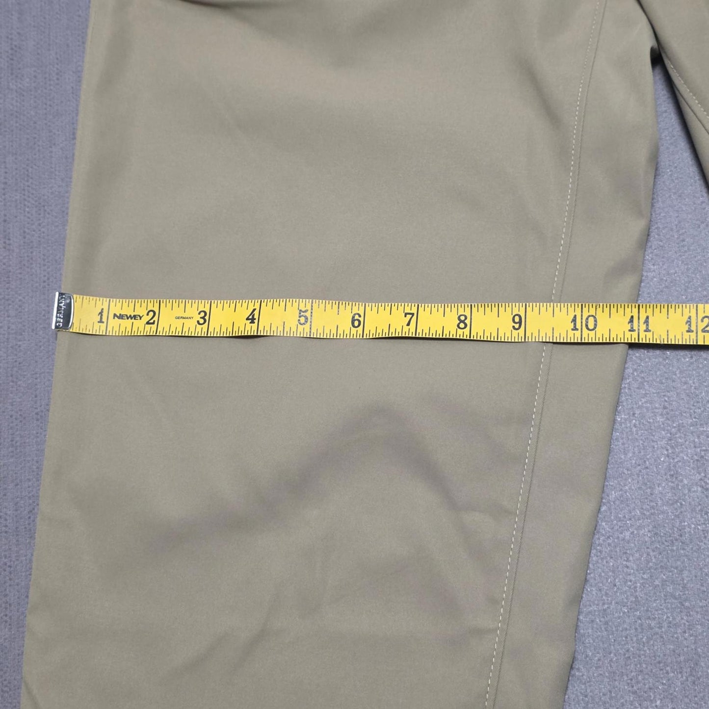 Lands End Mens Chino Style Smart Casual Trousers/Pants - 30 - W30 / L30 - Khaki