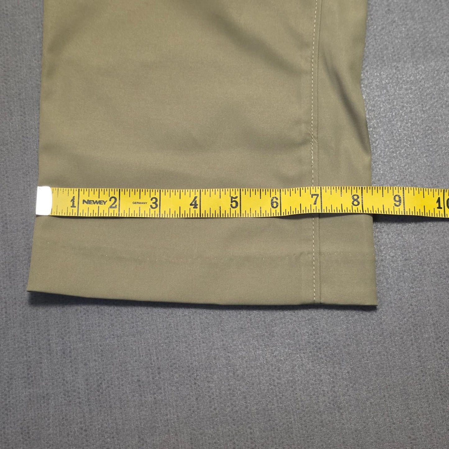 Lands End Mens Chino Style Smart Casual Trousers/Pants - 30 - W30 / L30 - Khaki