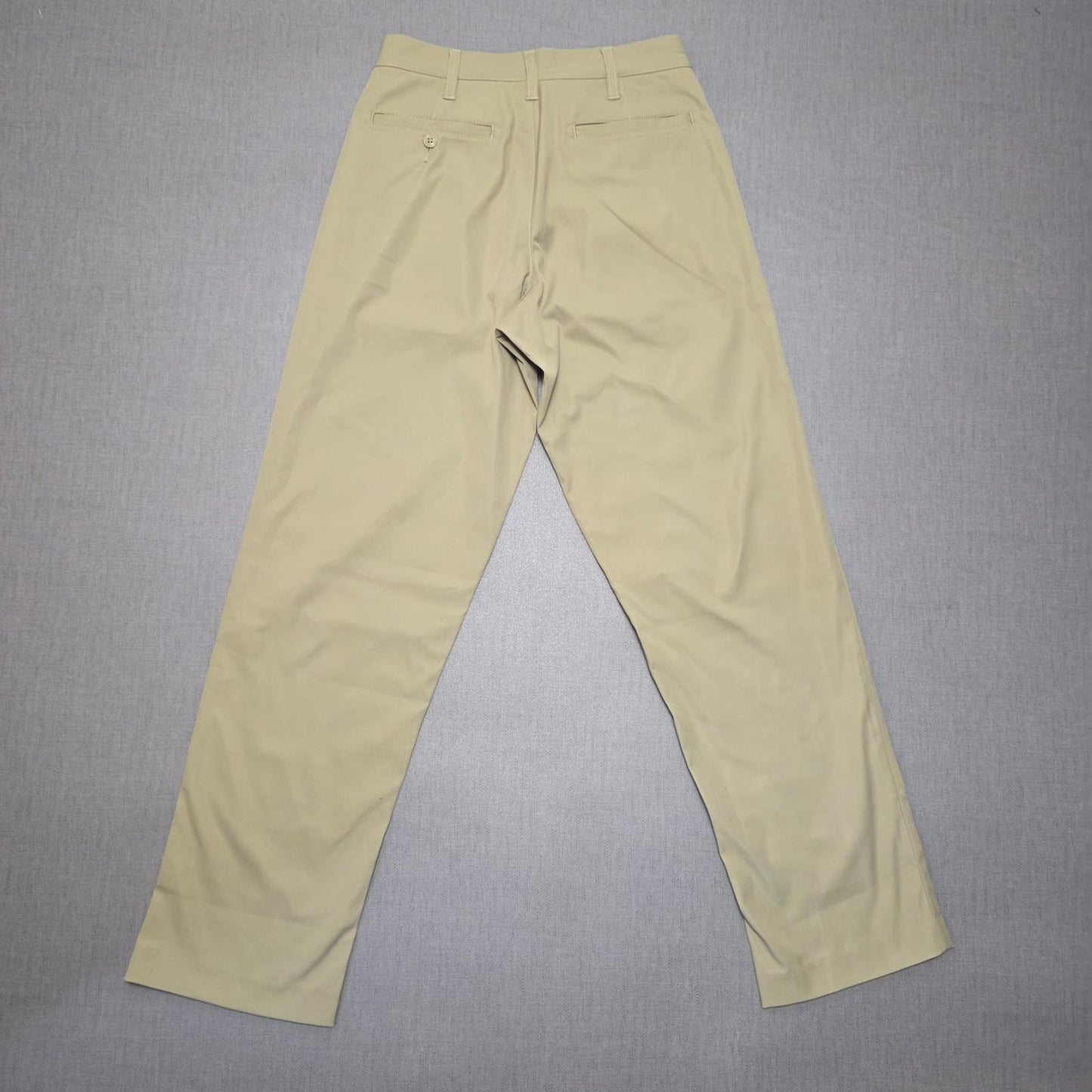 Lands End Mens Chino Style Smart Casual Trousers/Pants - 30 - W30 / L30 - Khaki