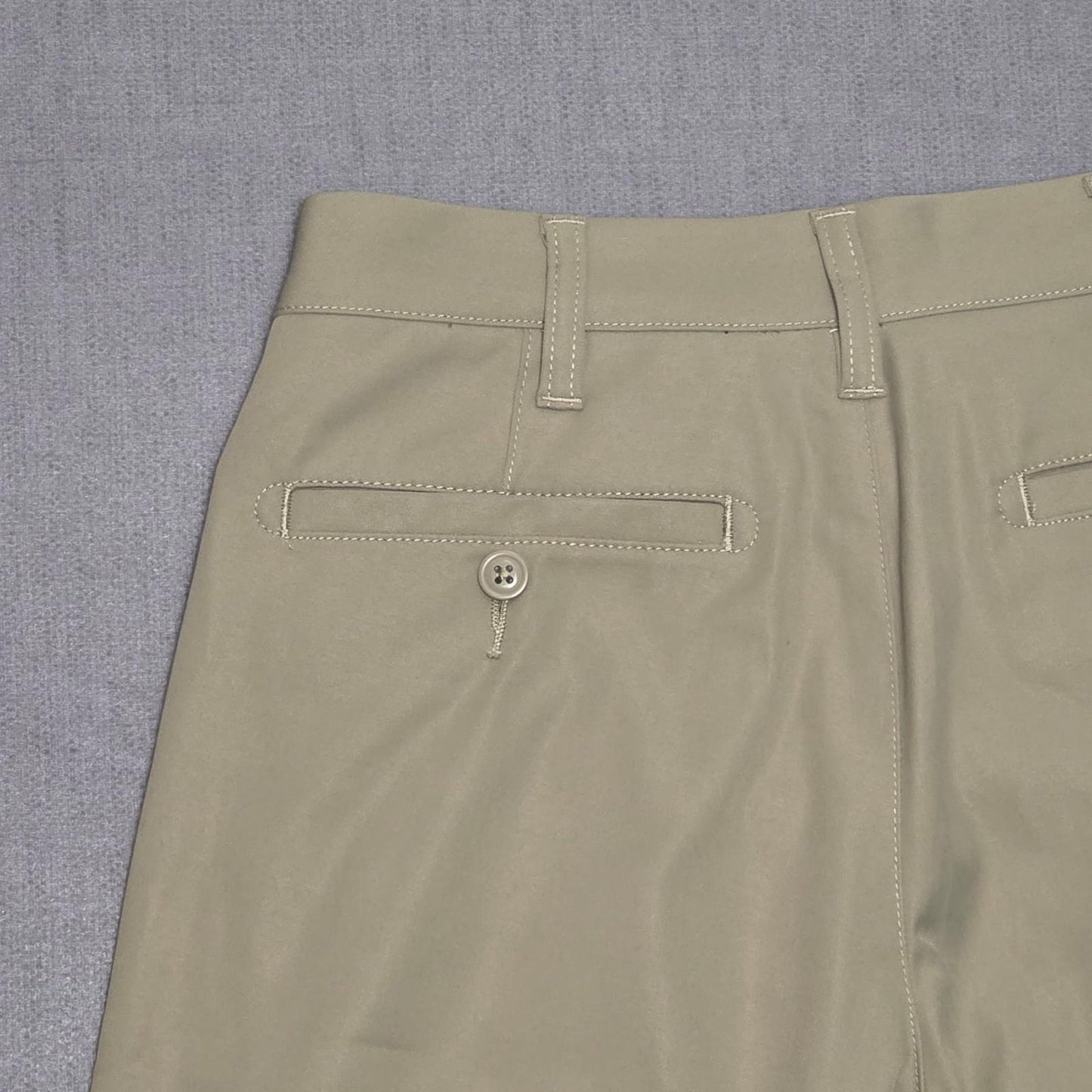 Lands End Mens Chino Style Smart Casual Trousers/Pants - 30 - W30 / L30 - Khaki